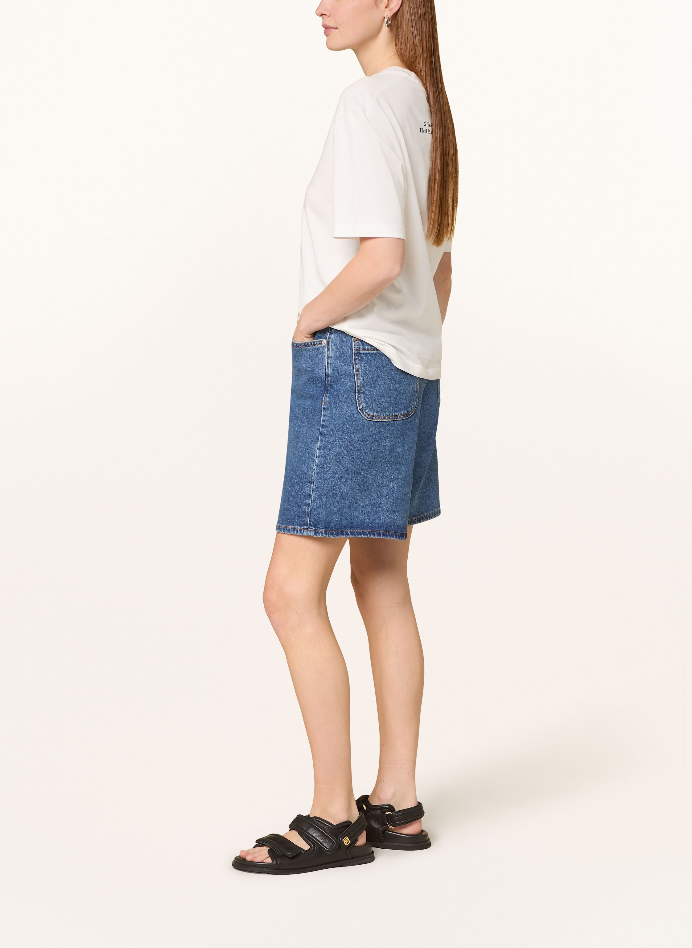 Thumbnail - Marc O'polo Jeansshorts blau