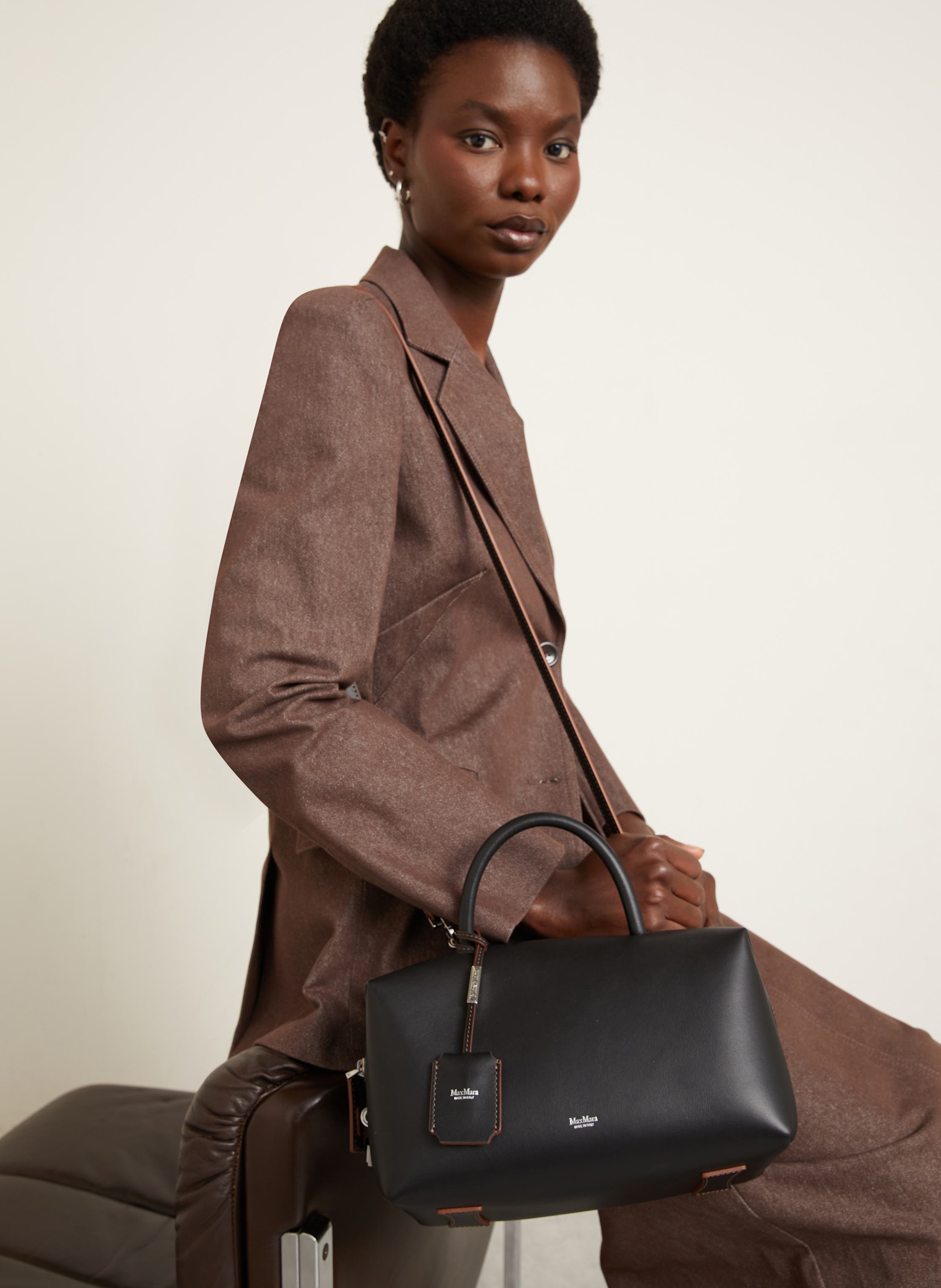 Thumbnail - Max Mara Handtasche Holdall Medium schwarz