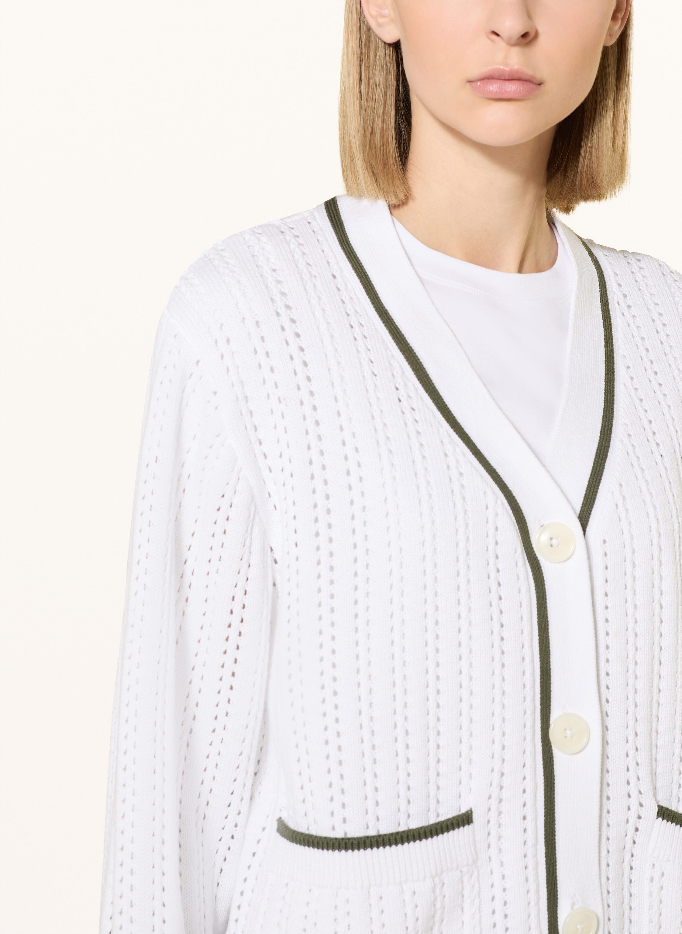 Thumbnail - Varley Strickjacke Nissi weiss