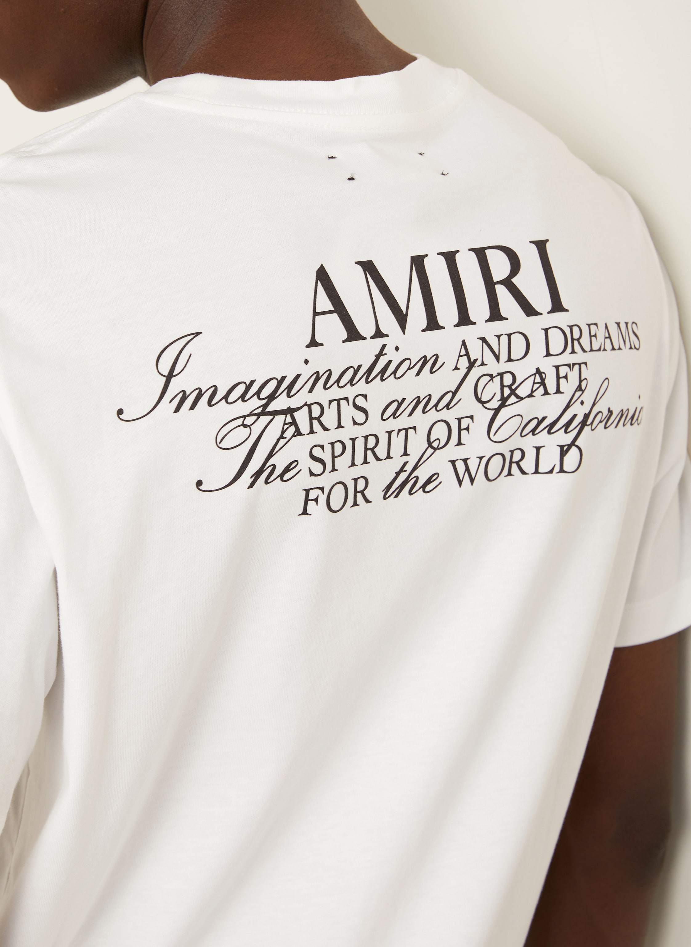Thumbnail - Amiri T-Shirt Spirit weiss