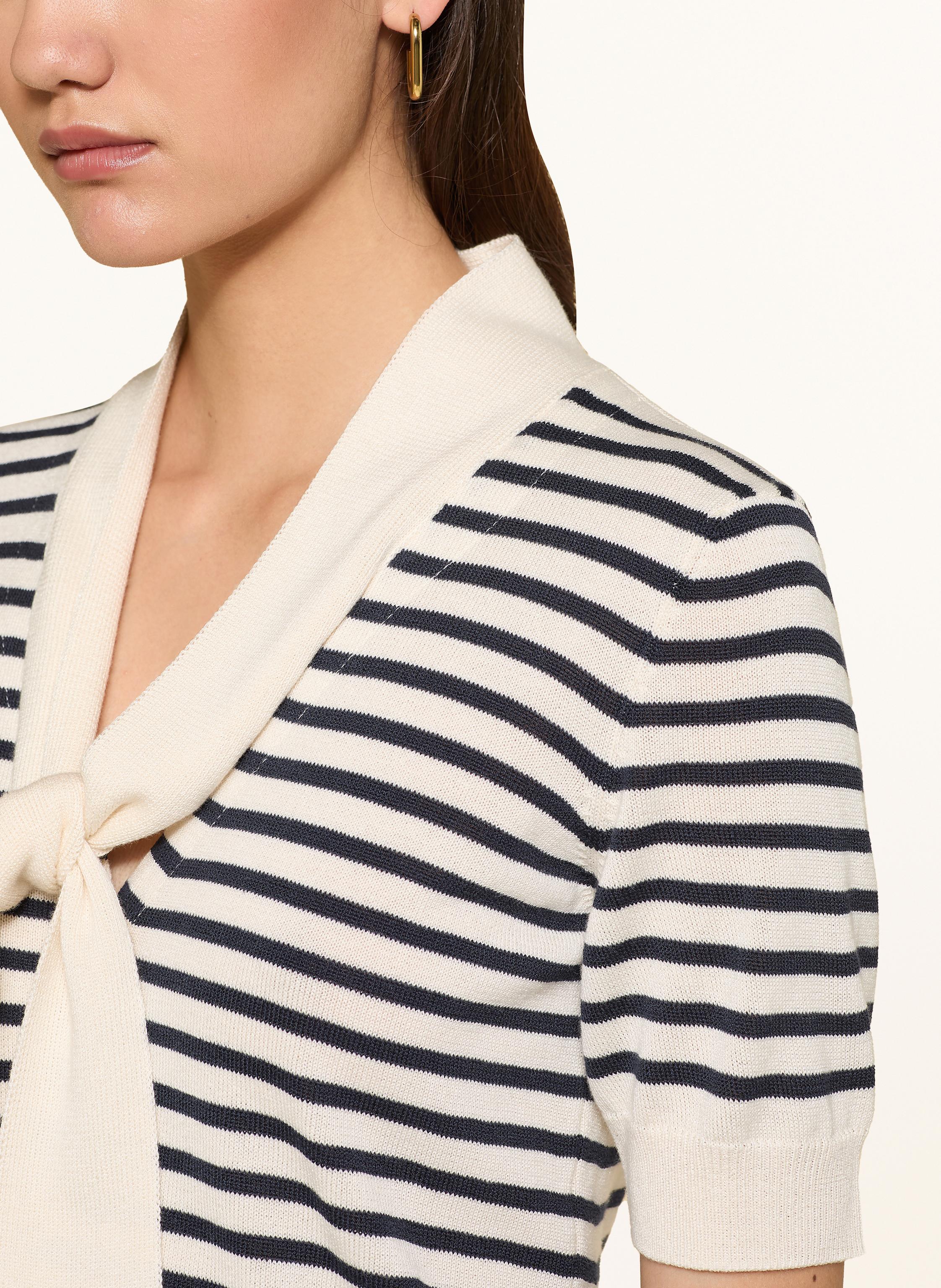 Thumbnail - Frame Strickjacke The Sailor Tie Mit Schluppe blau