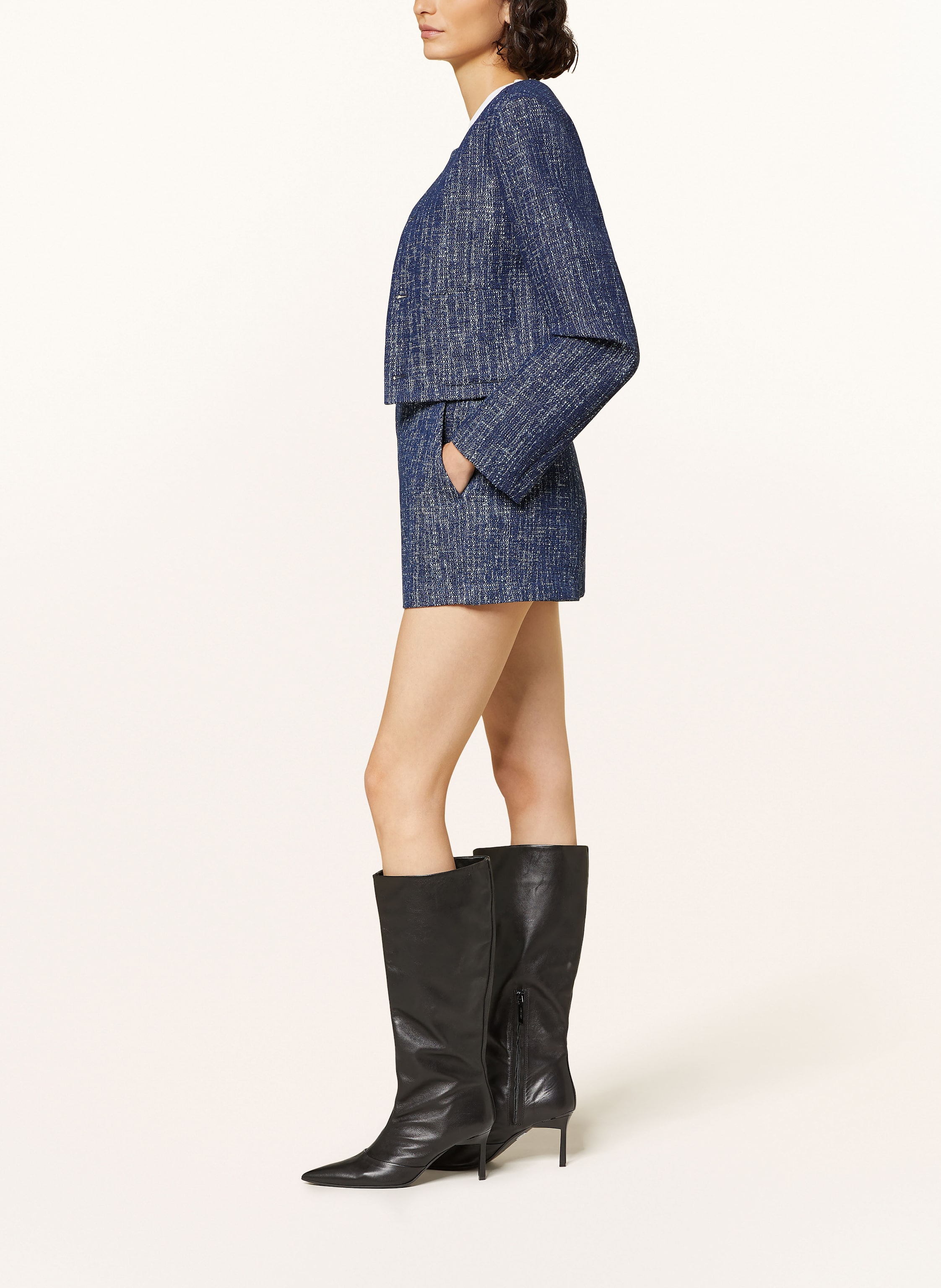 Thumbnail - Frame Tweed-Shorts The Tweed blau