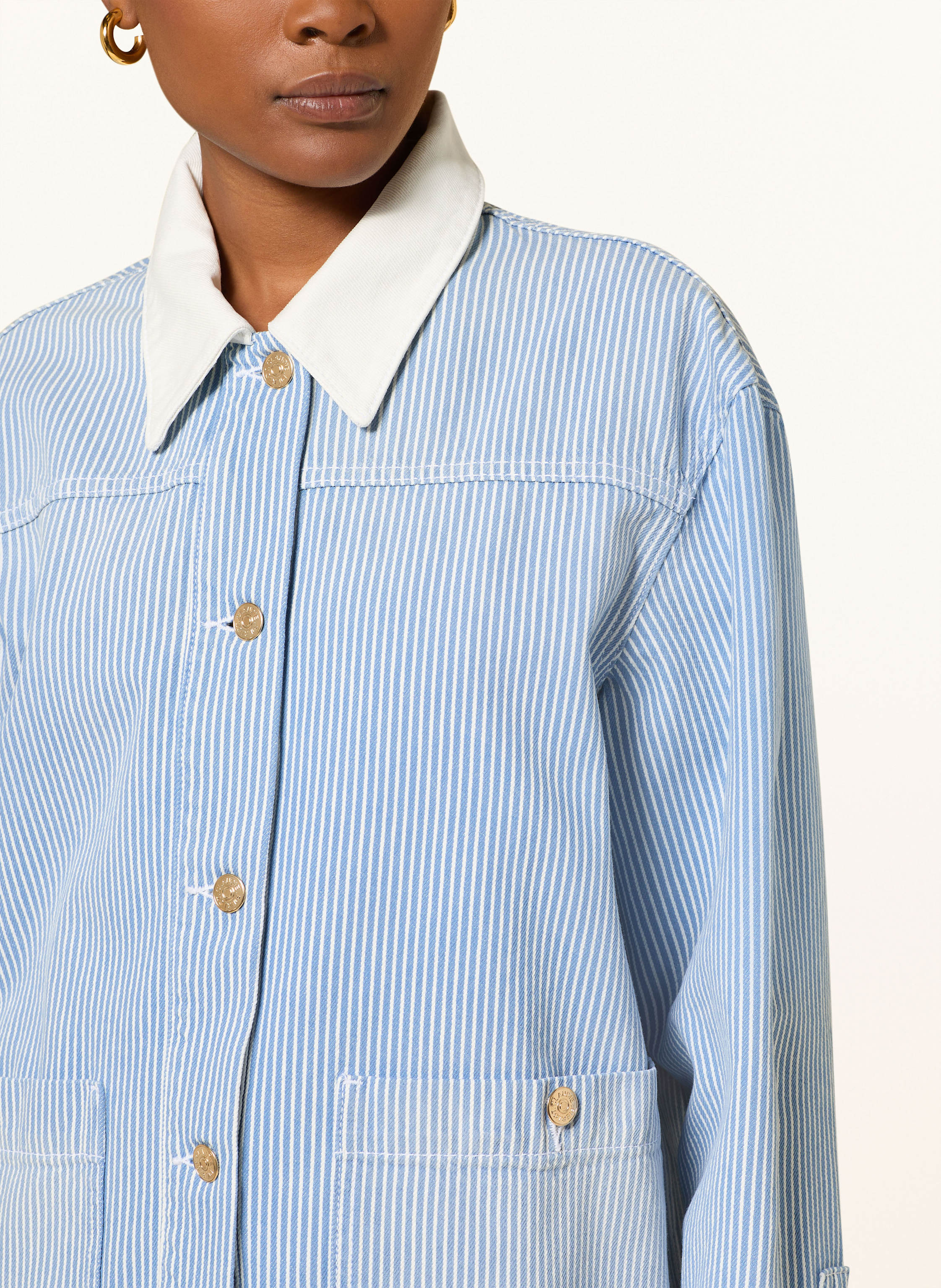 Thumbnail - Claudie Pierlot Jeansjacke blau