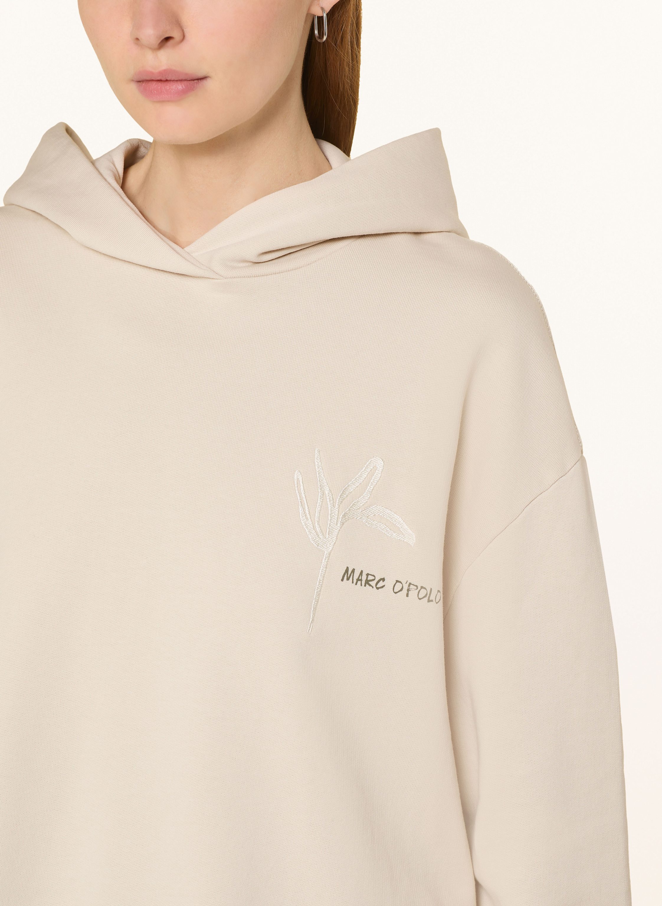 Thumbnail - Marc O'polo Hoodie beige