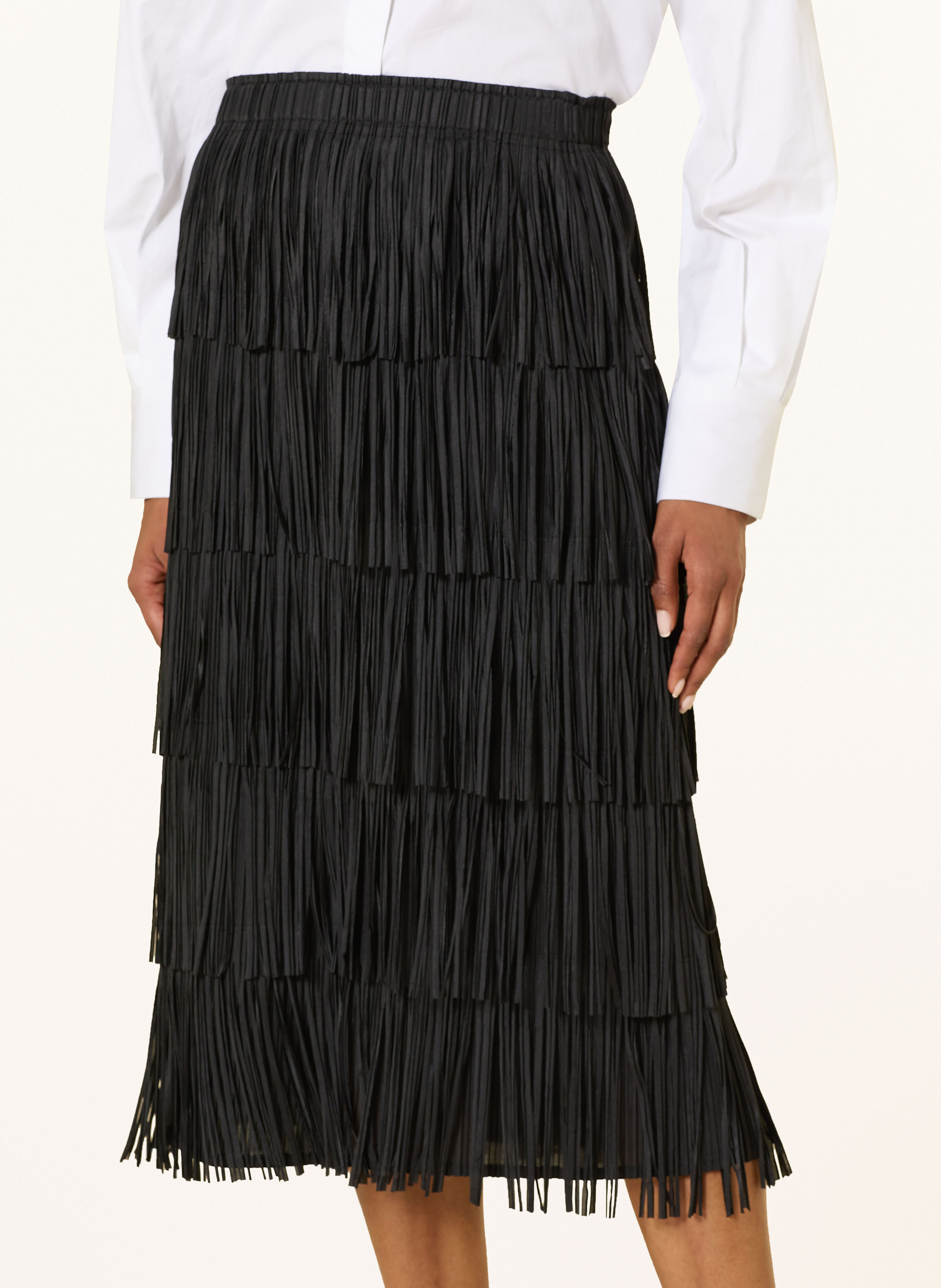 Thumbnail - Joseph Ribkoff Plisseerock schwarz