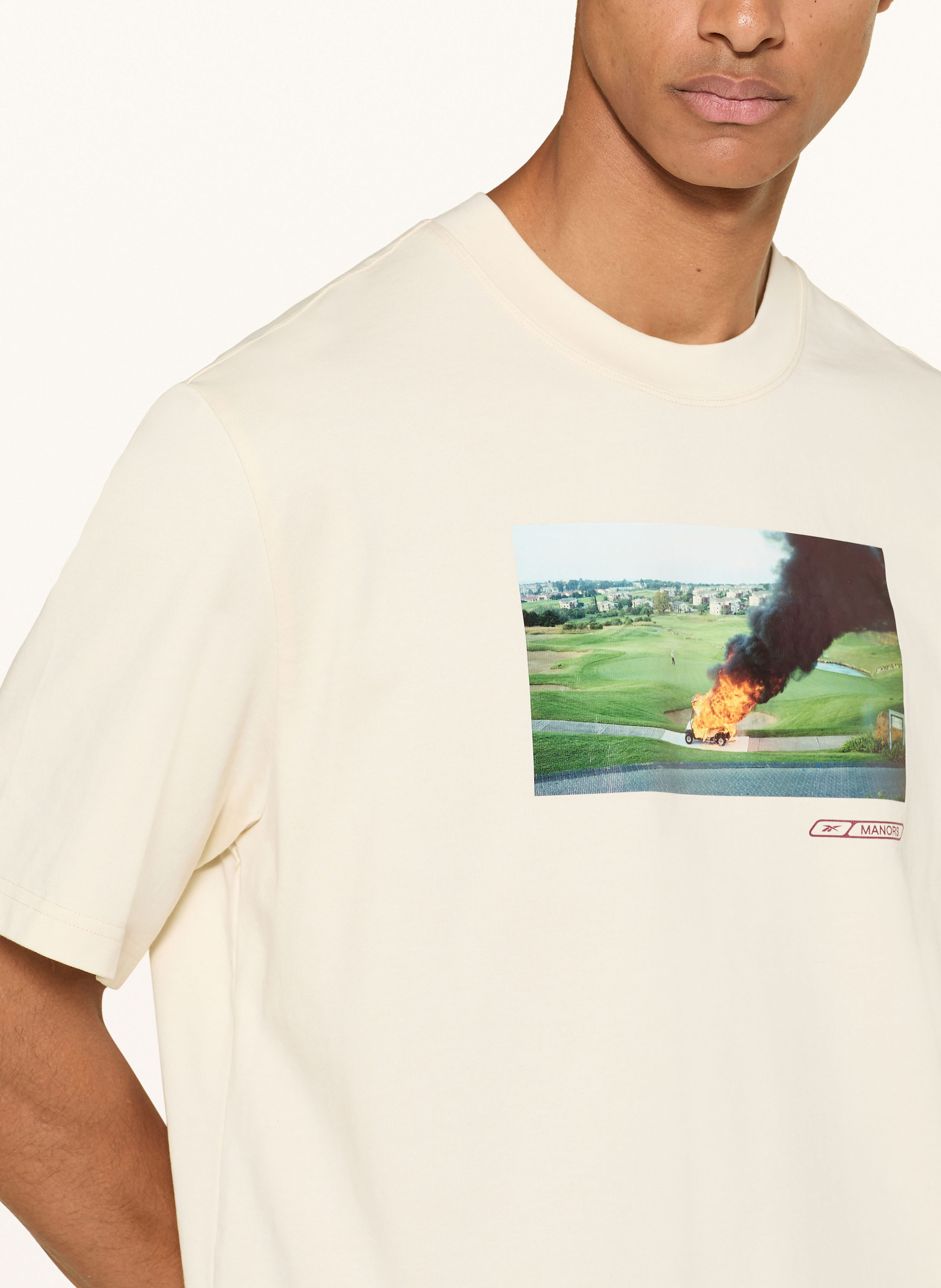 Thumbnail - Manors T-Shirt I'll Walk beige