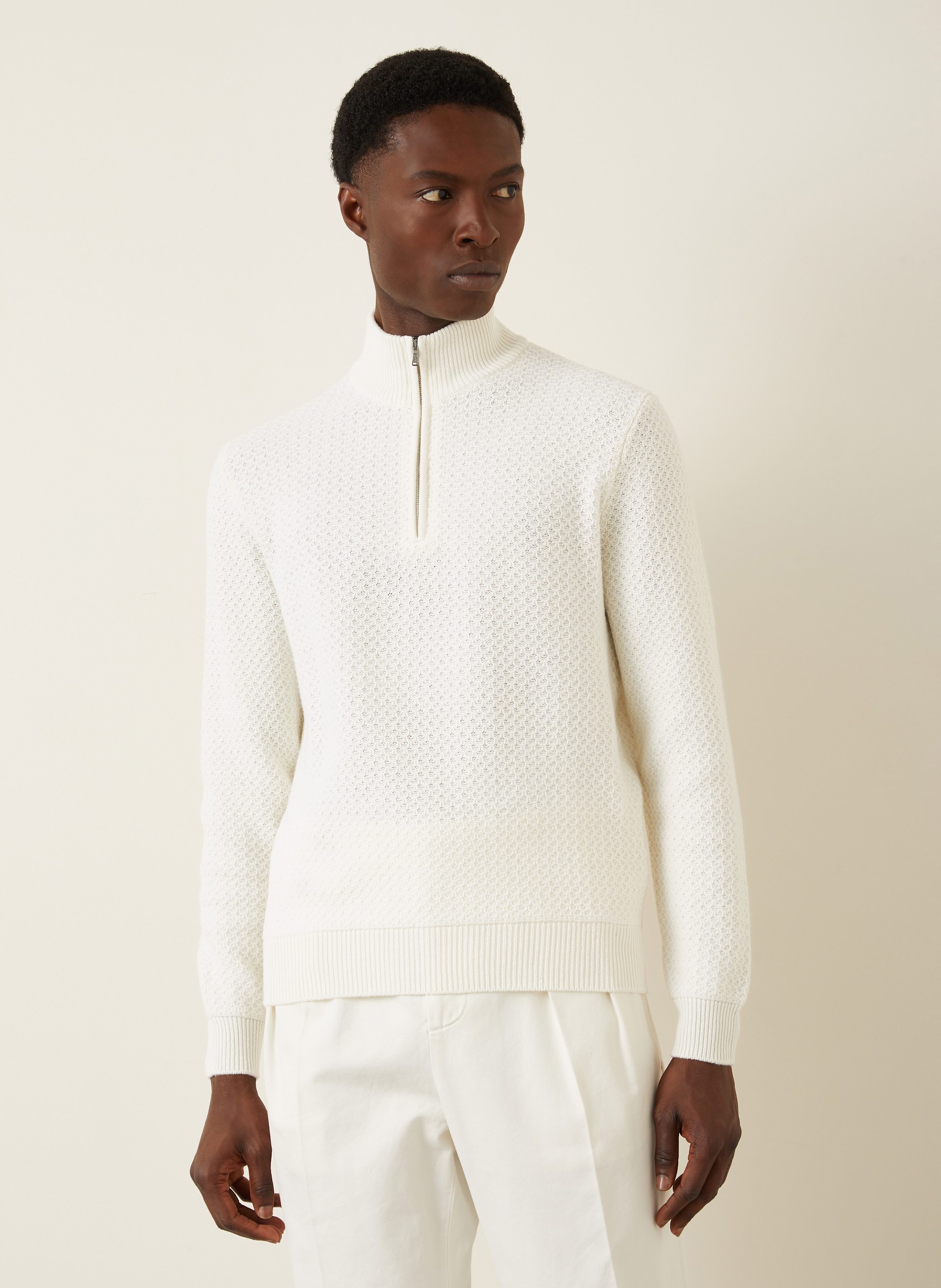 Thumbnail - Fioroni Cashmere-Troyer Serafina weiss