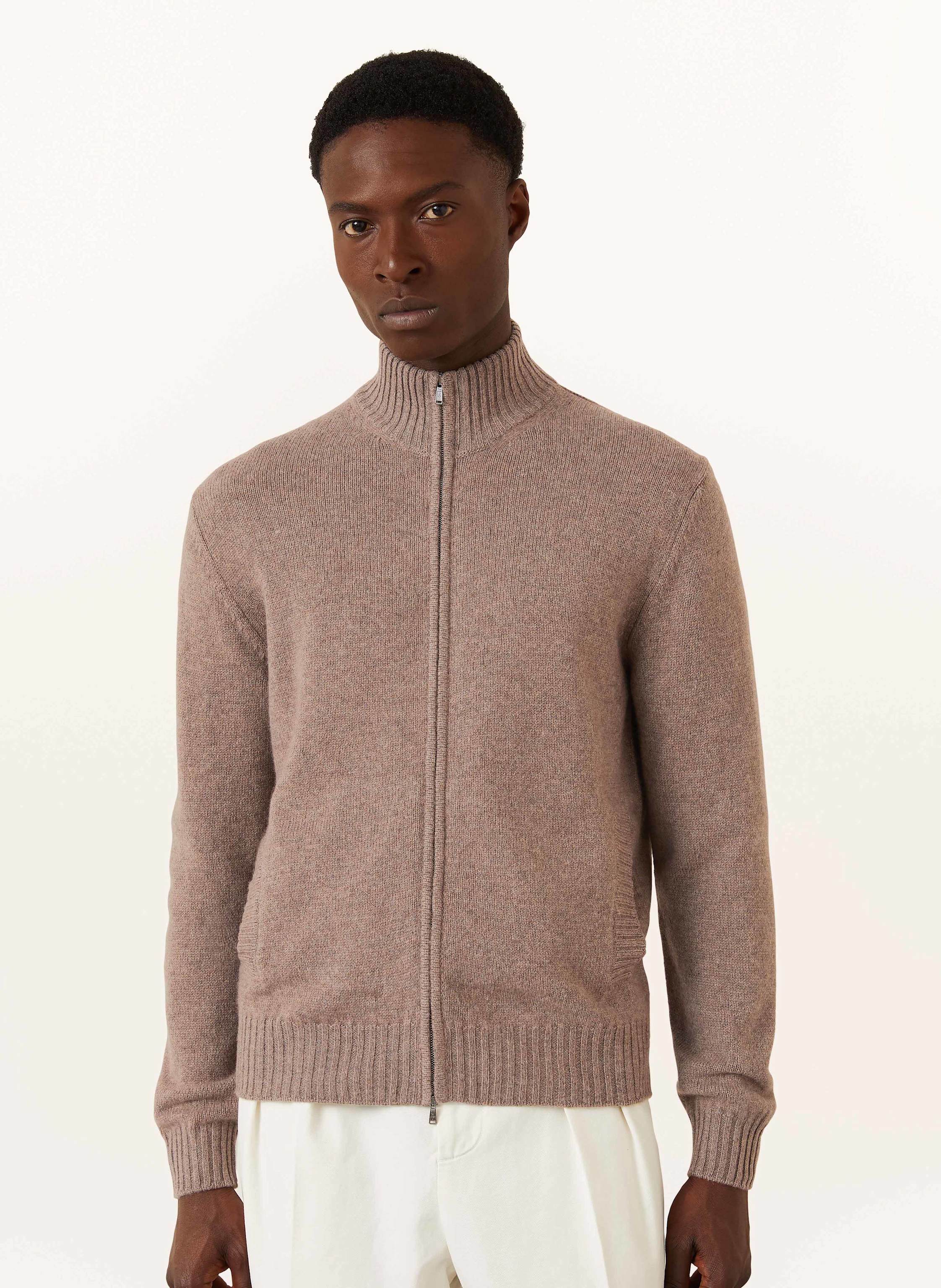 Thumbnail - Fioroni Strickjacke Aus Cashmere beige