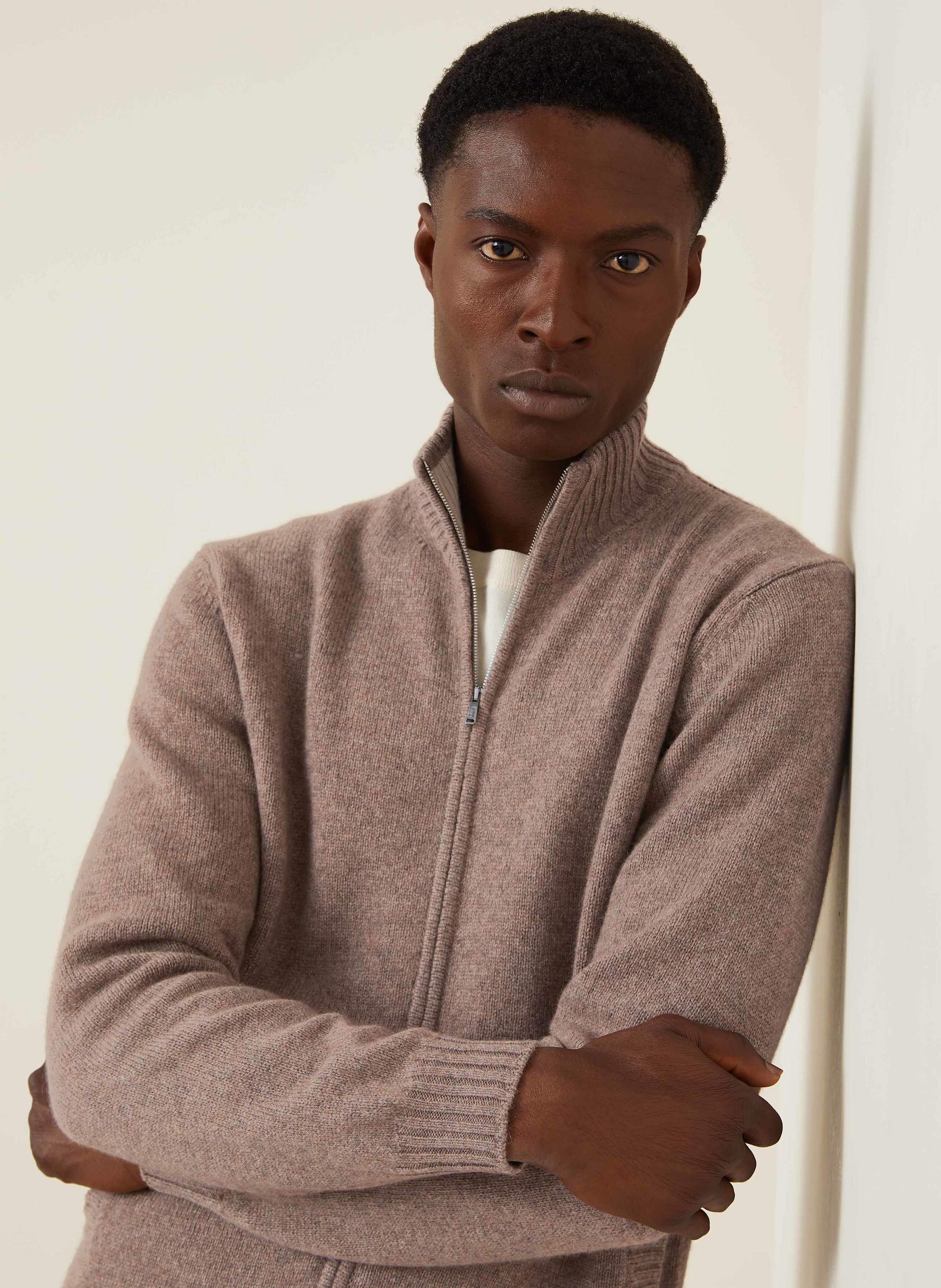 Thumbnail - Fioroni Strickjacke Aus Cashmere beige