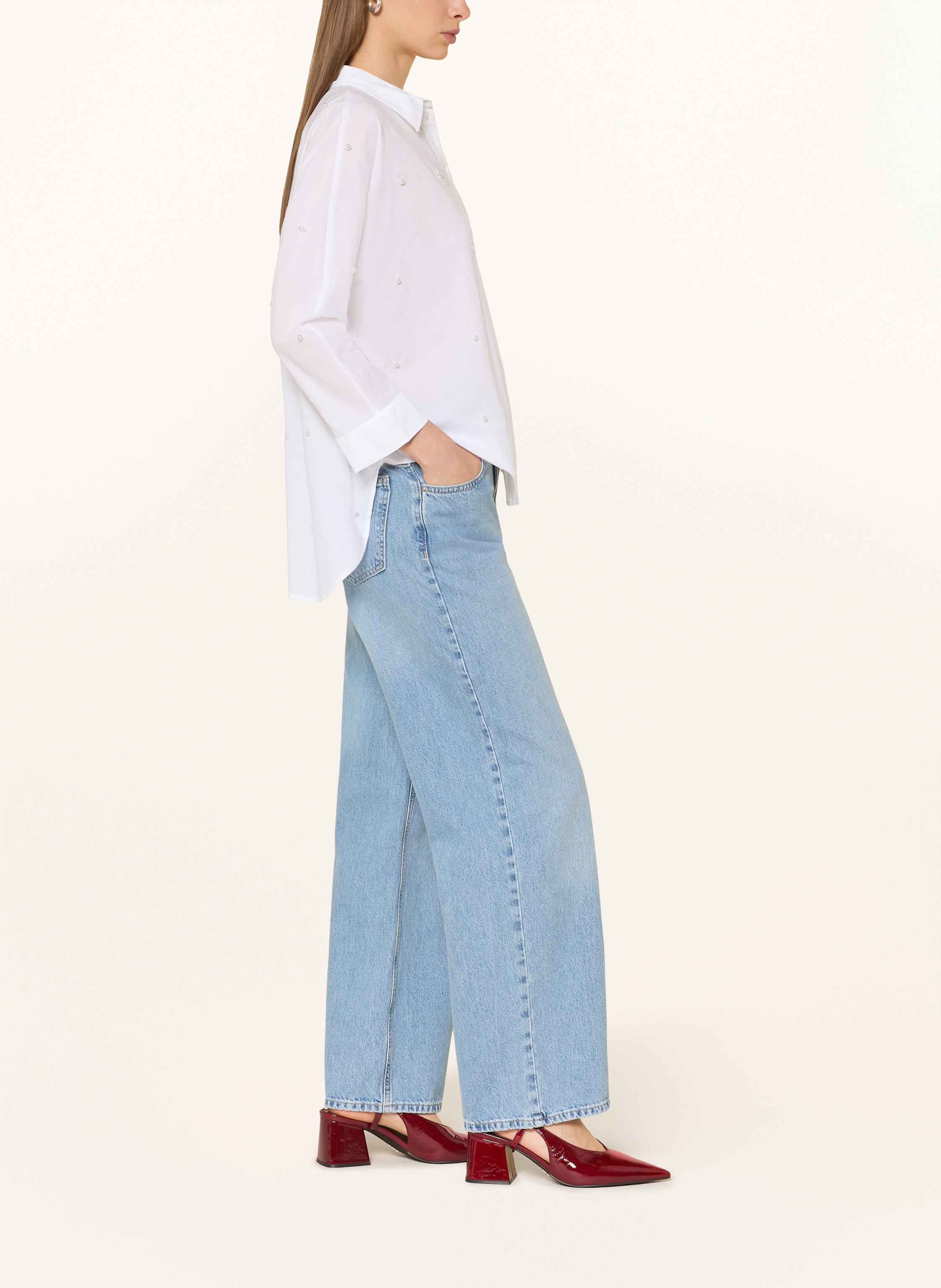 Thumbnail - Only Wide Leg Jeans blau