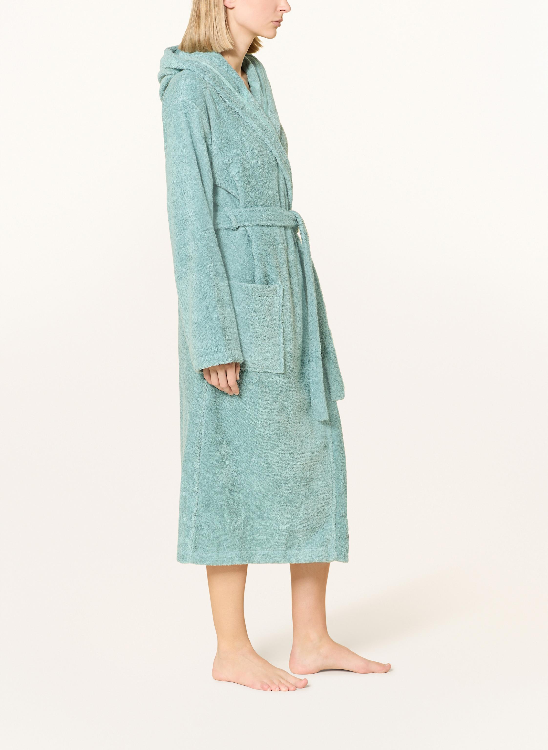 Thumbnail - Marc O'polo Damen-Bademantel Mit Kapuze blau