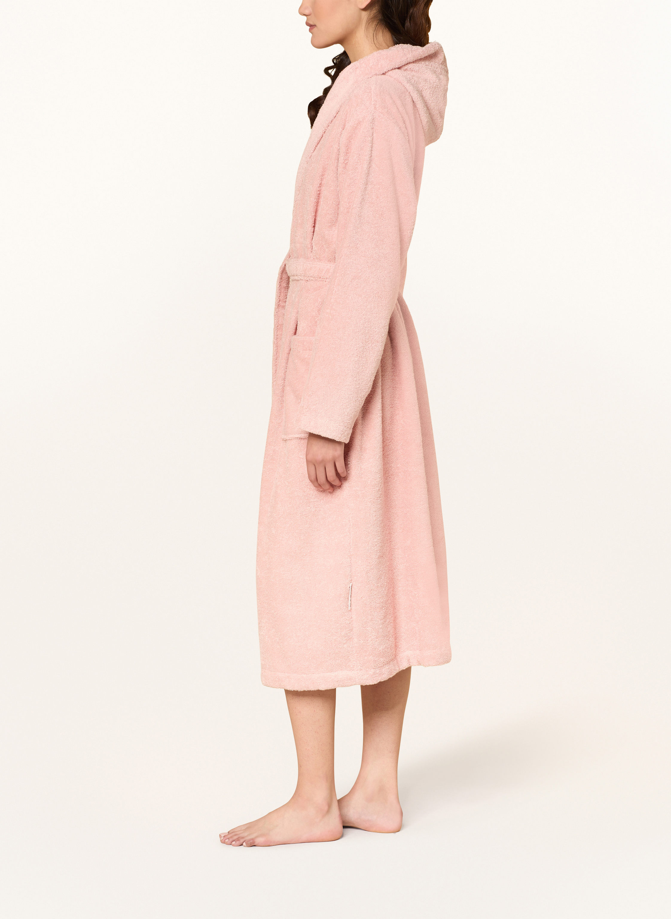 Thumbnail - Marc O'polo Damen-Bademantel Mit Kapuze rosa