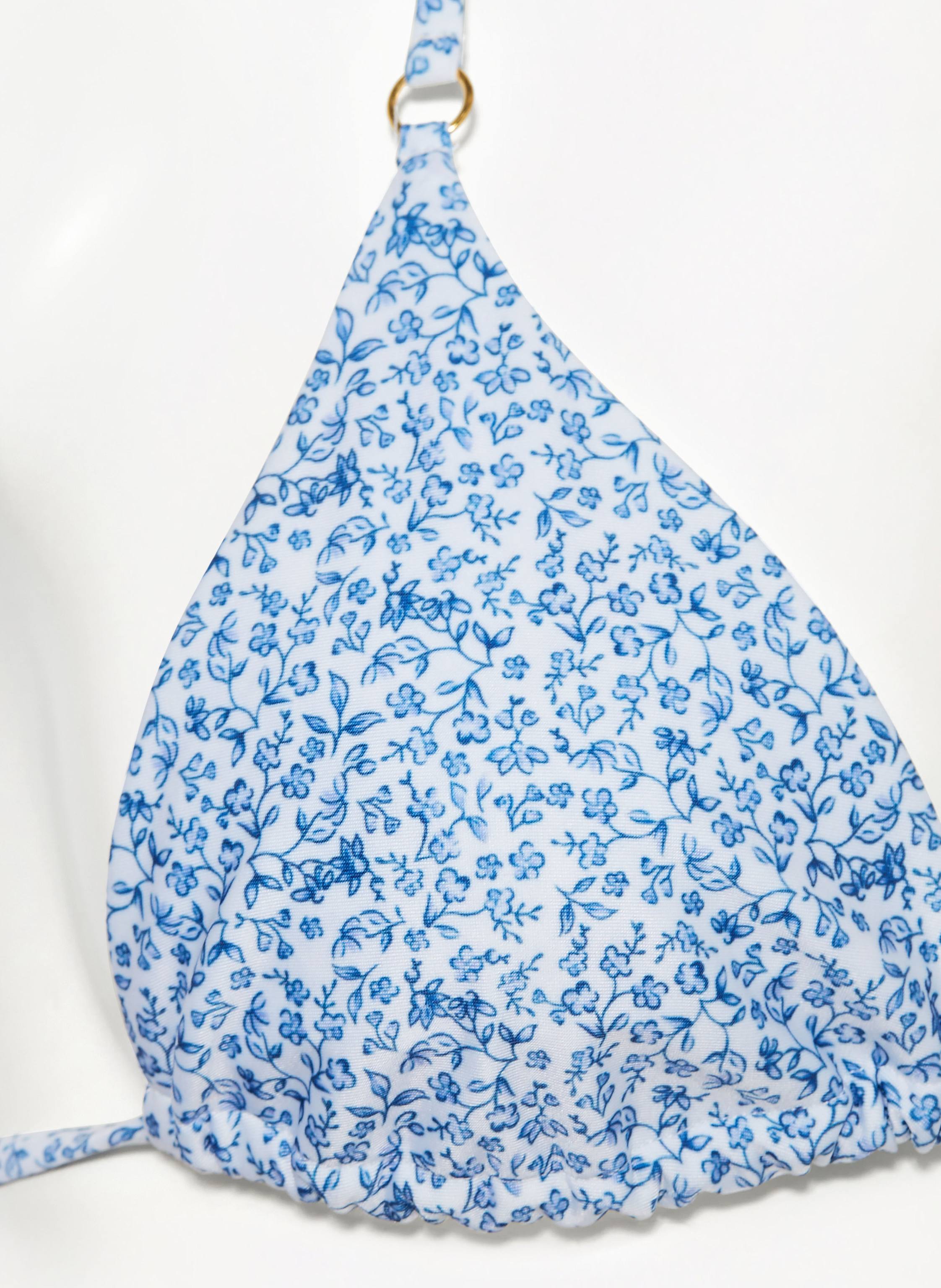 Thumbnail - Ninety-9 Triangel-Bikini-Top Positano blau