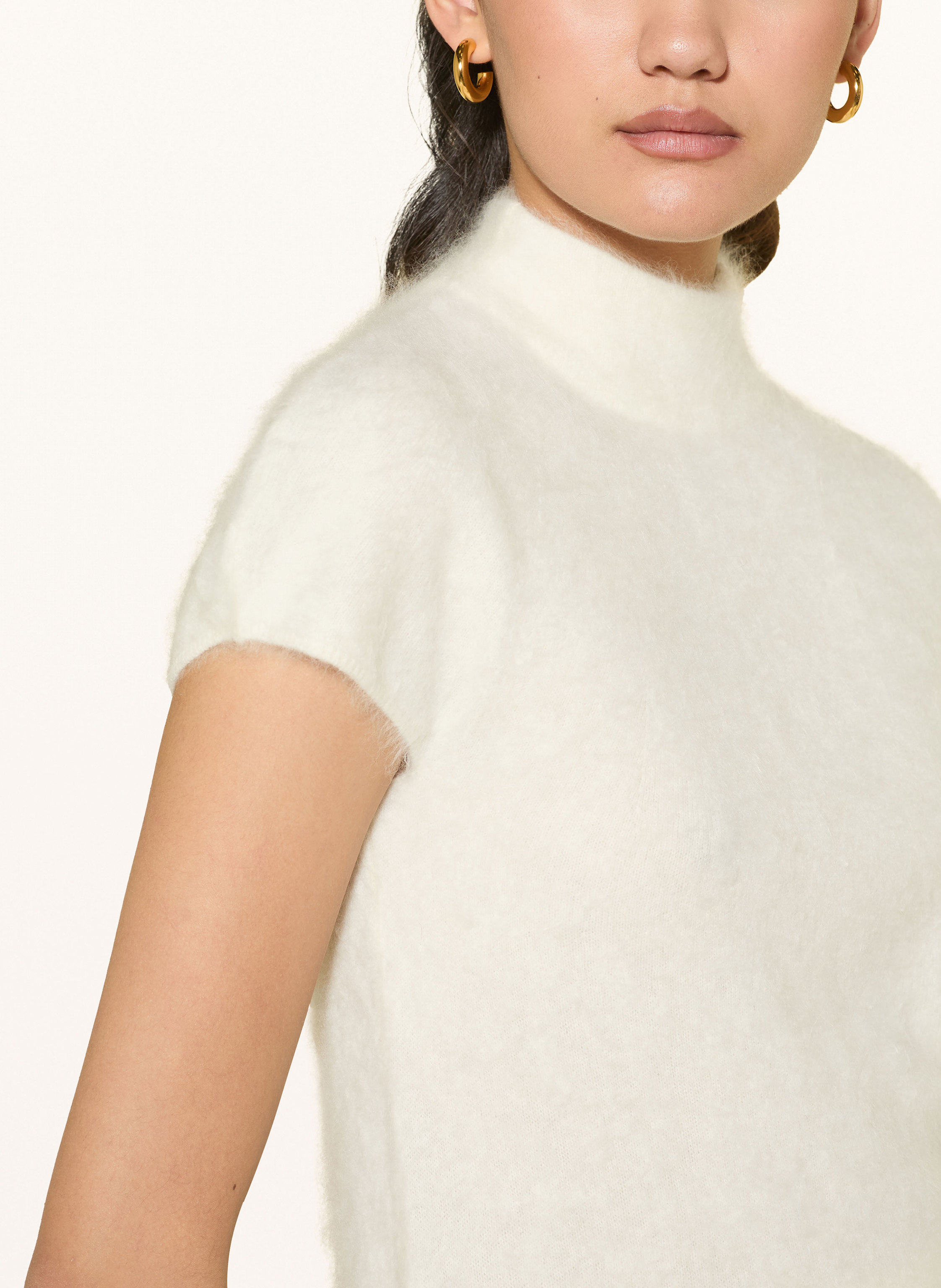 Thumbnail - Soft Goat Strickshirt Aus Cashmere weiss