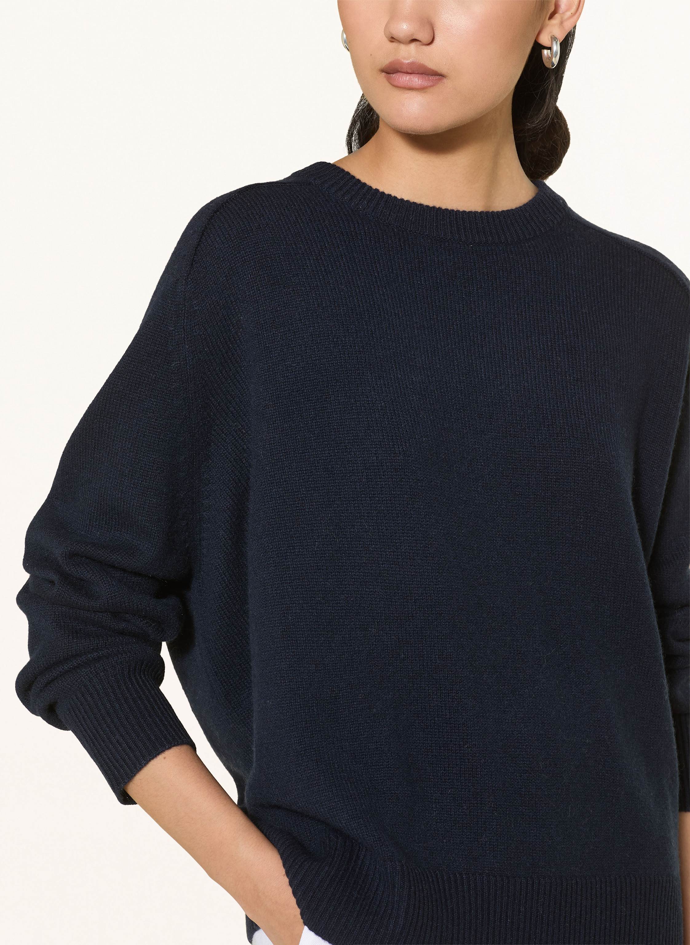 Thumbnail - Soft Goat Cashmere-Pullover blau
