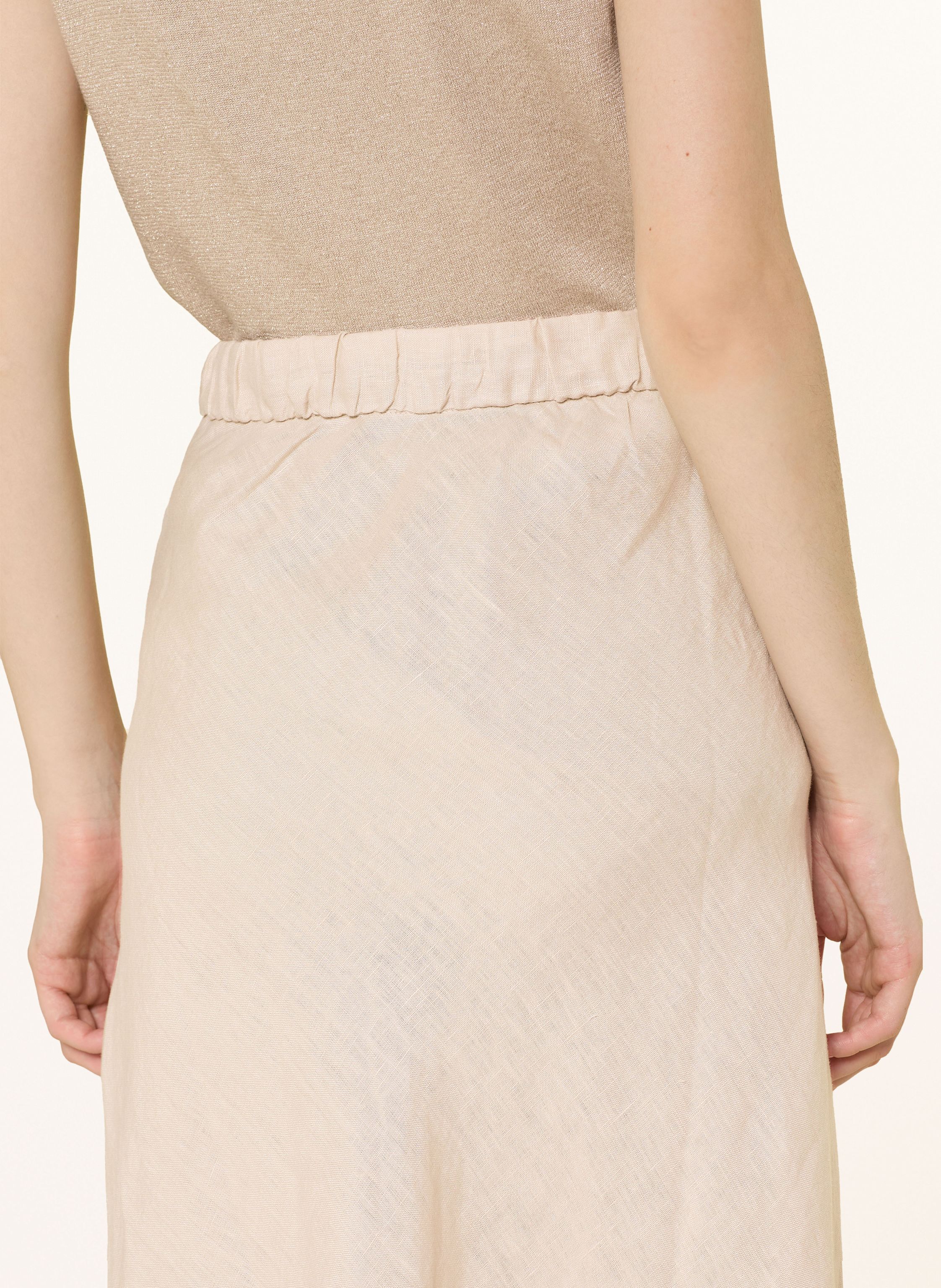 Thumbnail - Reiss Leinenrock Roxi beige