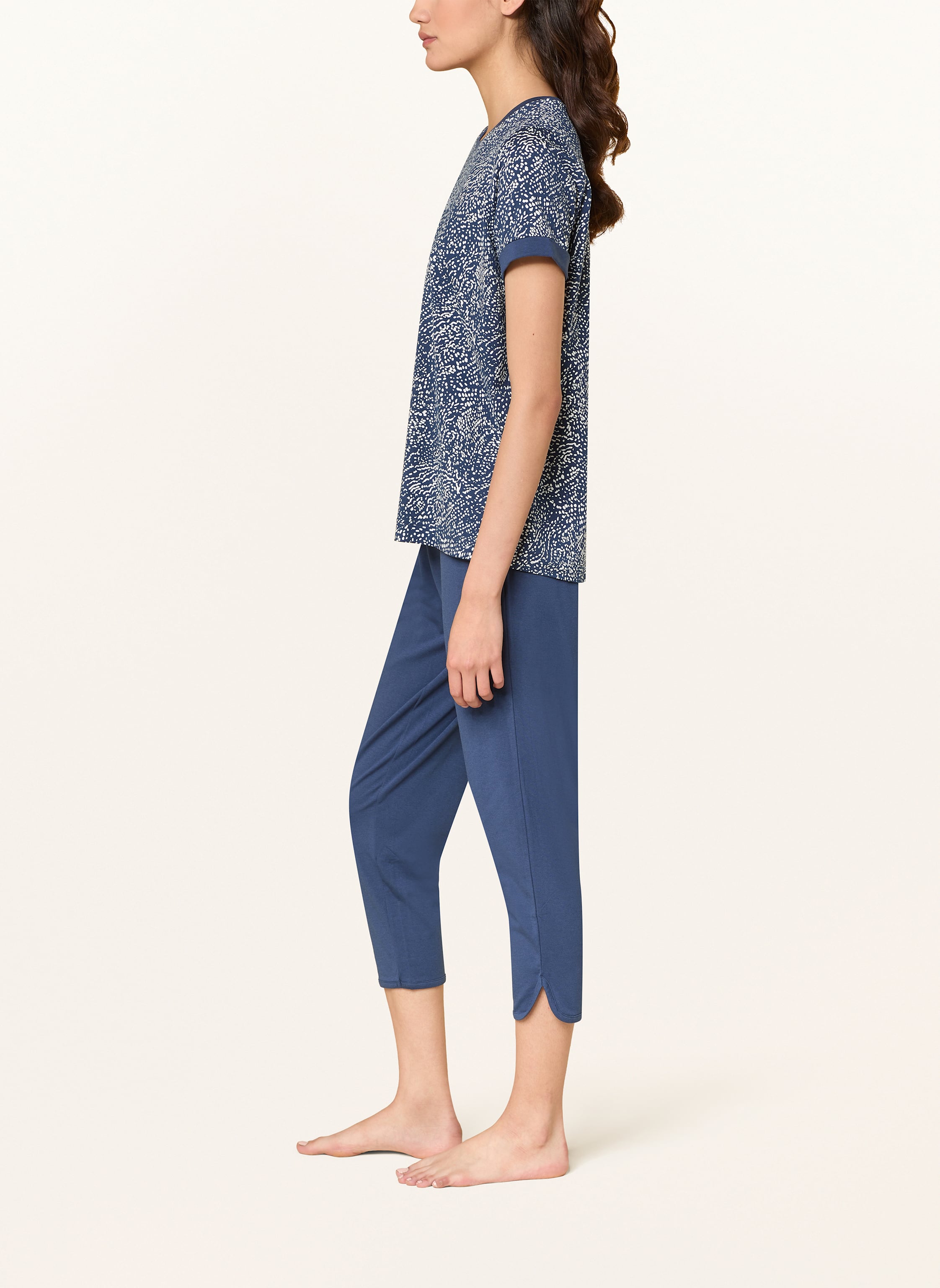 Thumbnail - Mey 7/8-Schlafanzug Serie Liah blau
