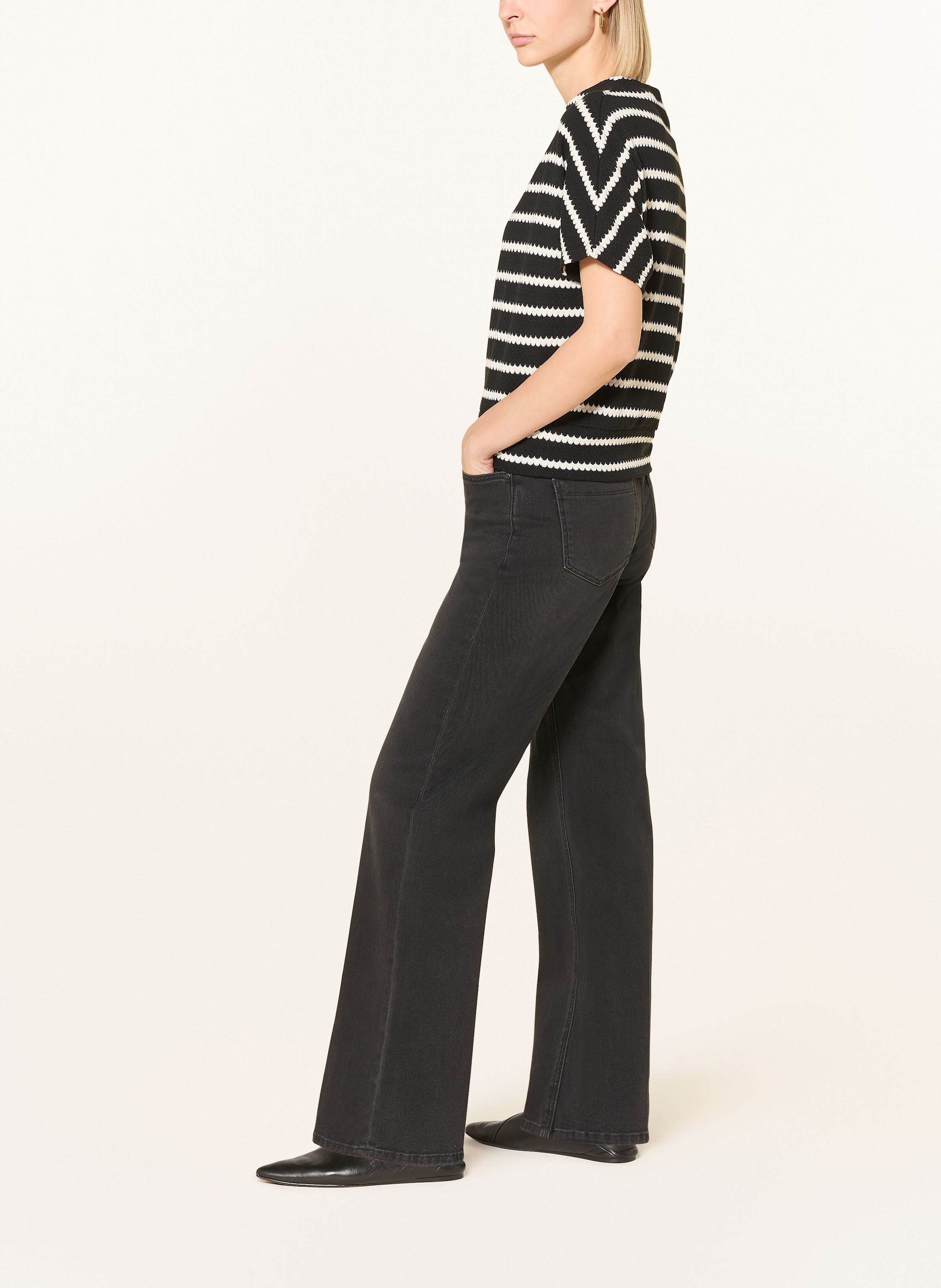 Thumbnail - Someday Wide Leg Jeans Carie Iconic schwarz