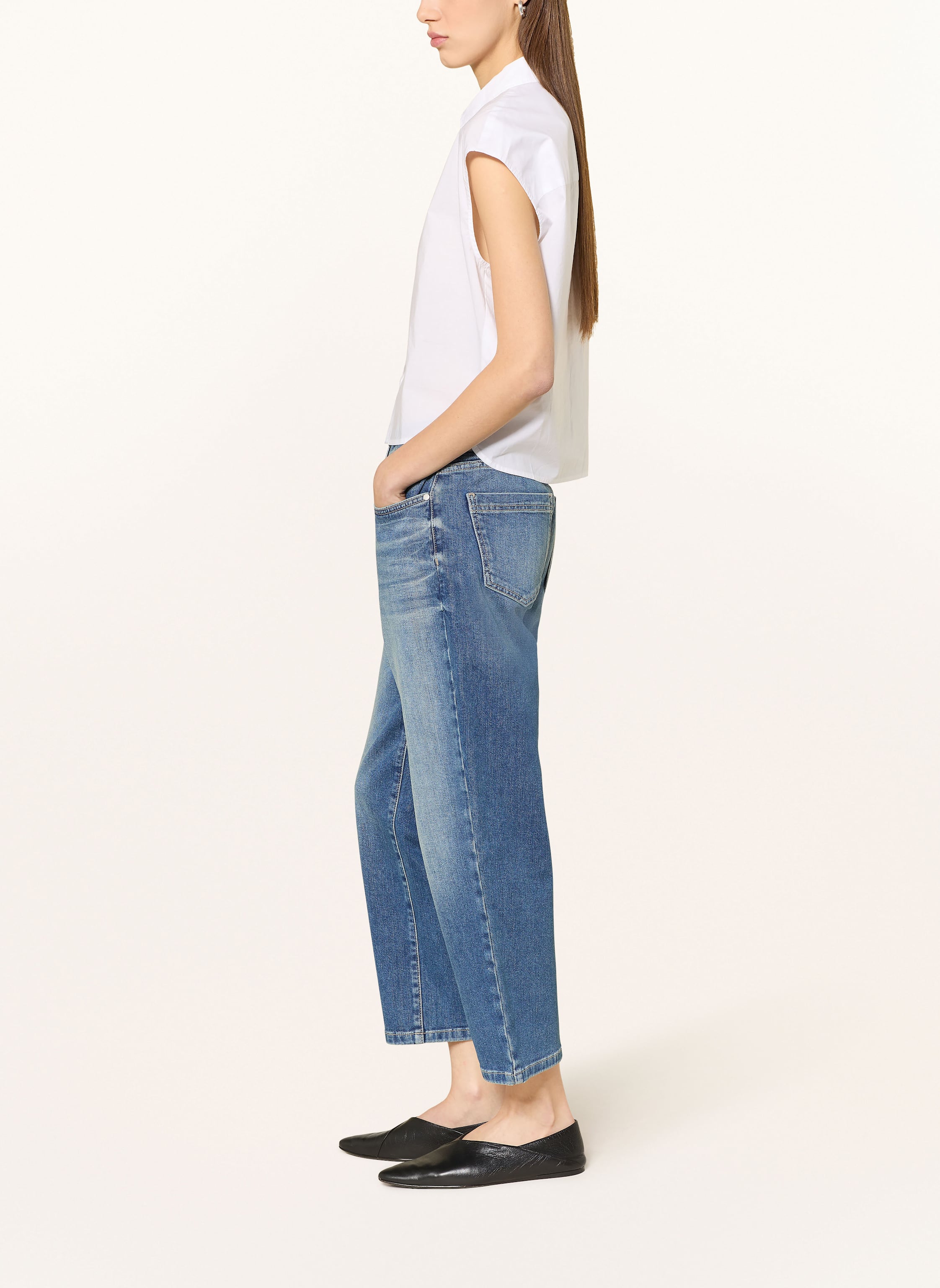 Thumbnail - Someday Mom Jeans Corah Iconic blau