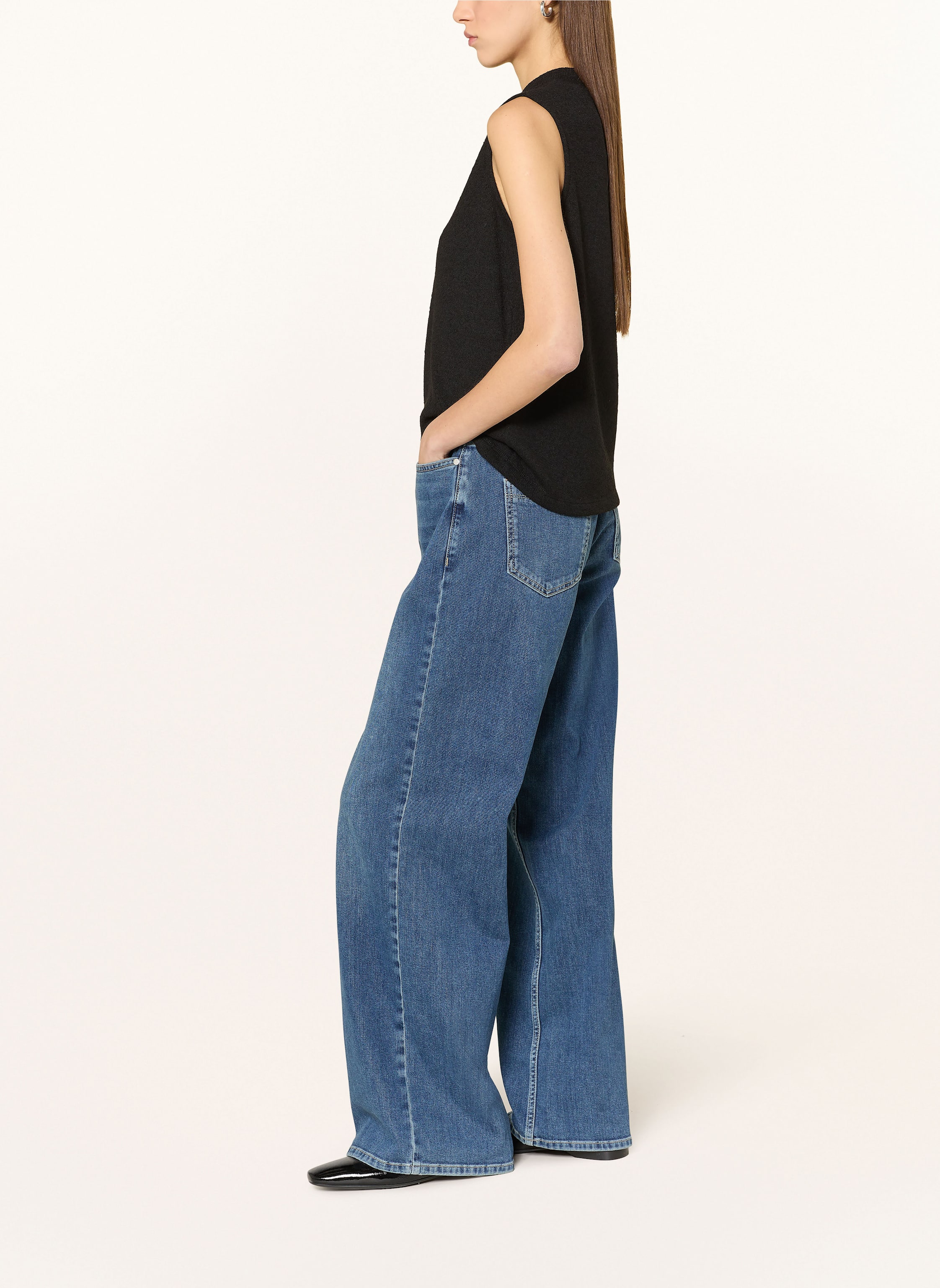 Thumbnail - Someday Wide Leg Jeans Cellma Iconic blau