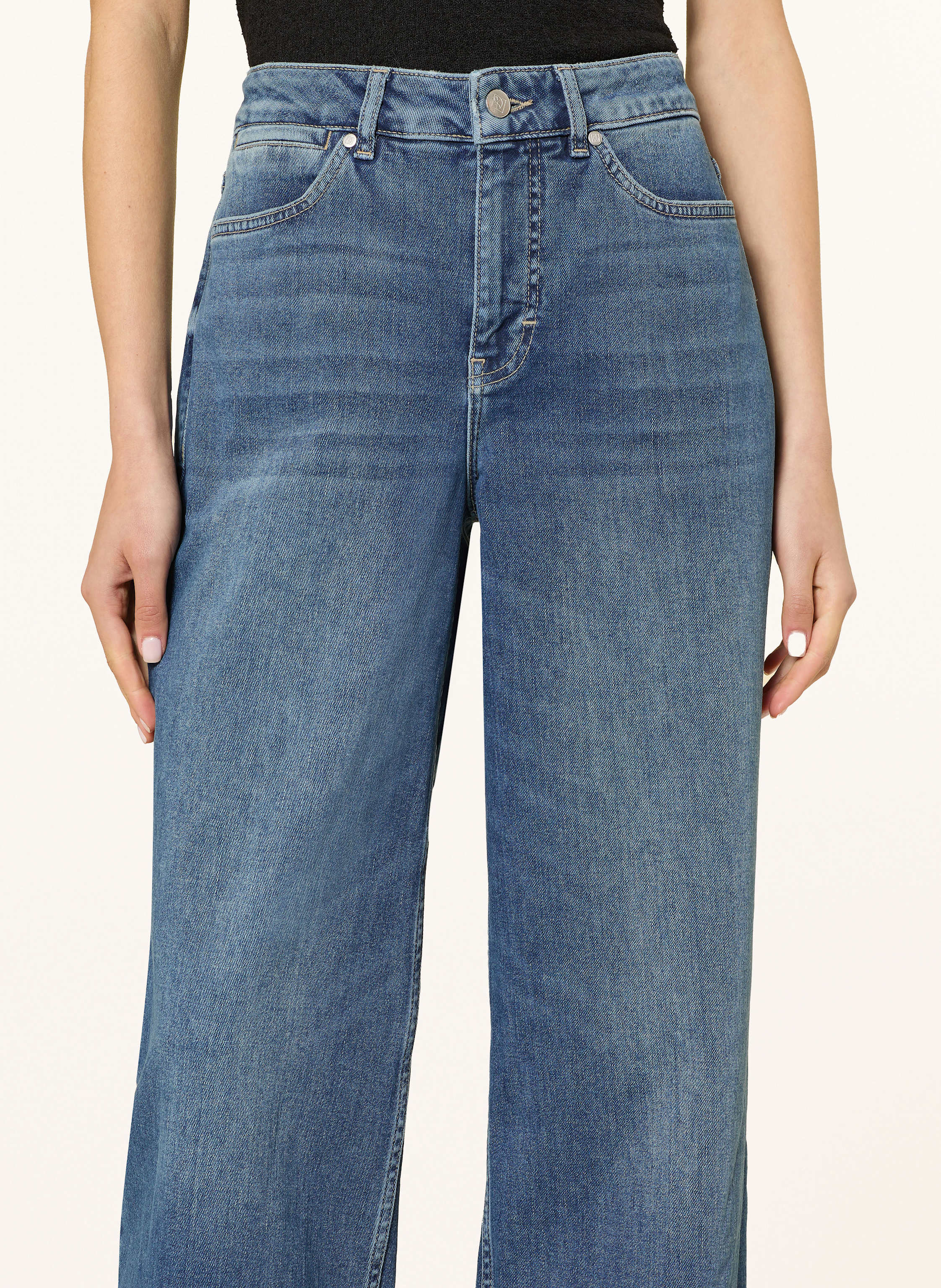 Thumbnail - Someday Wide Leg Jeans Cellma Iconic blau