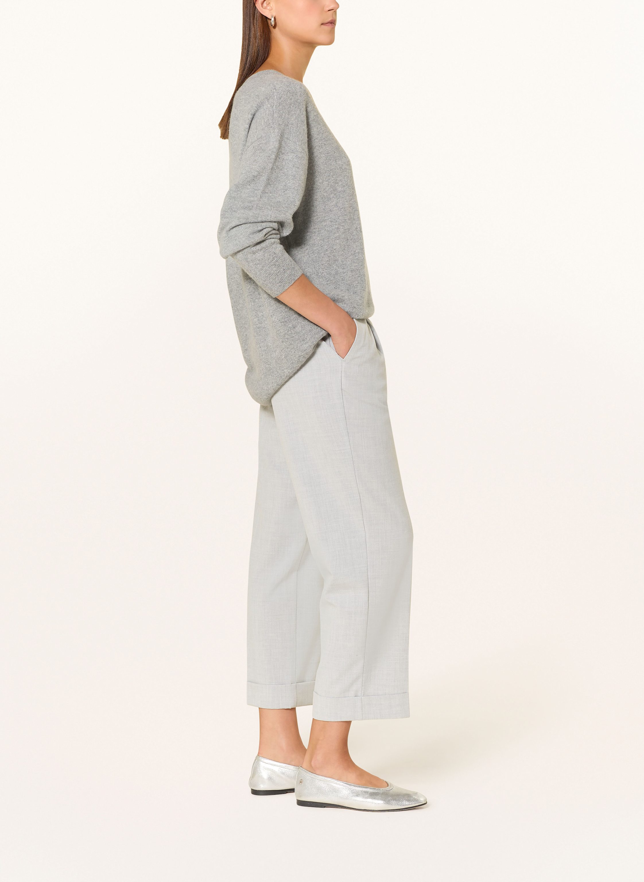 Thumbnail - Opus Hose Melosa City Im Joggingstil grau