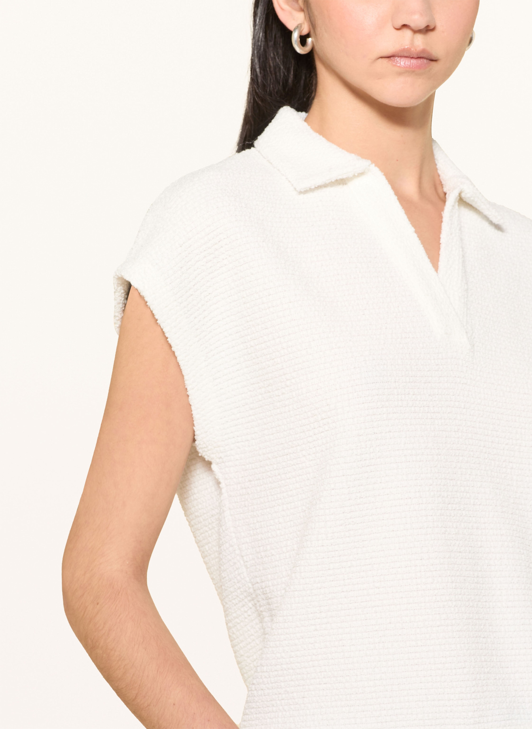 Thumbnail - Opus T-Shirt Goste Aus Frottee weiss