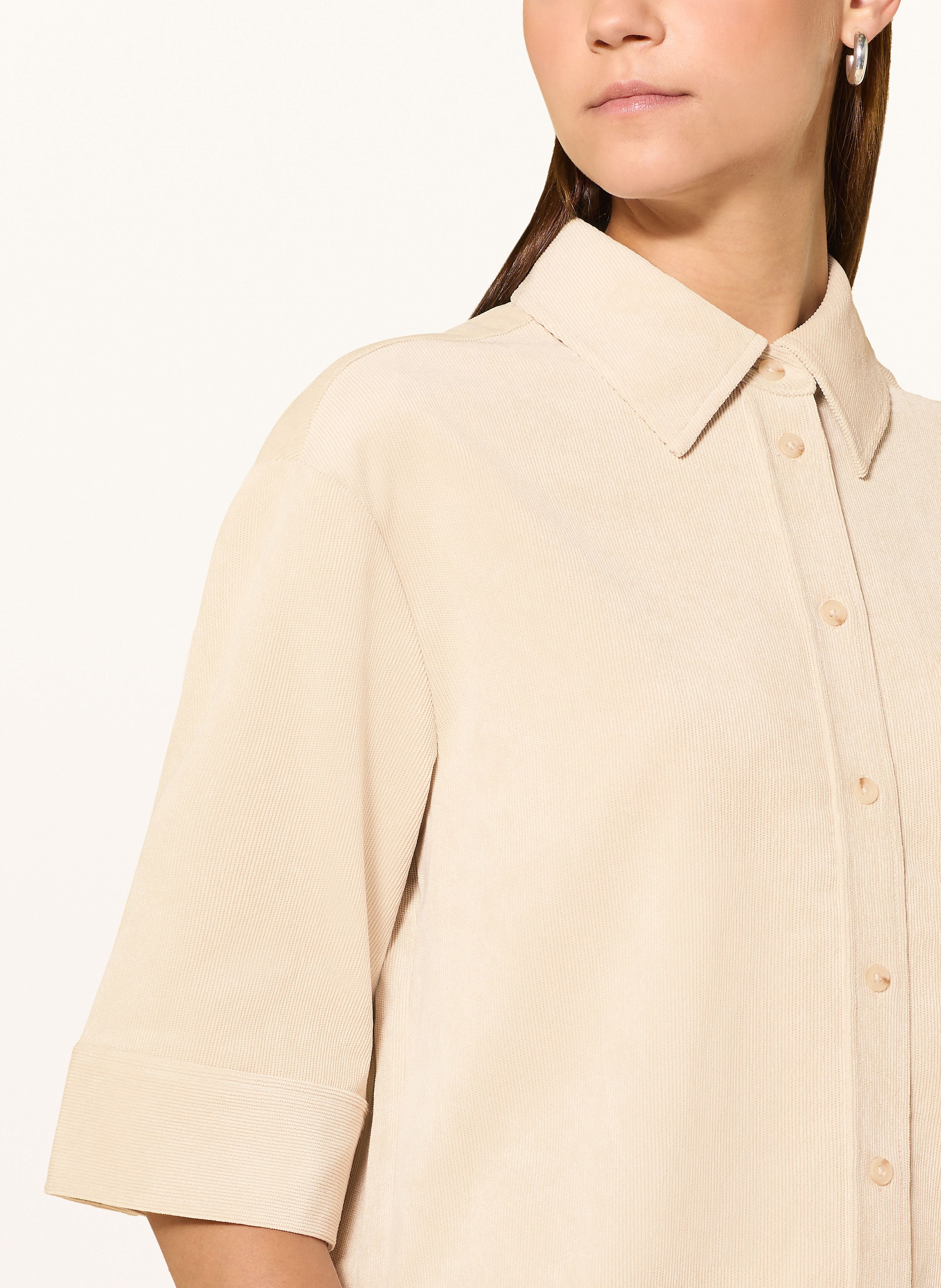 Thumbnail - Opus Hemdbluse Faisa Aus Cord beige