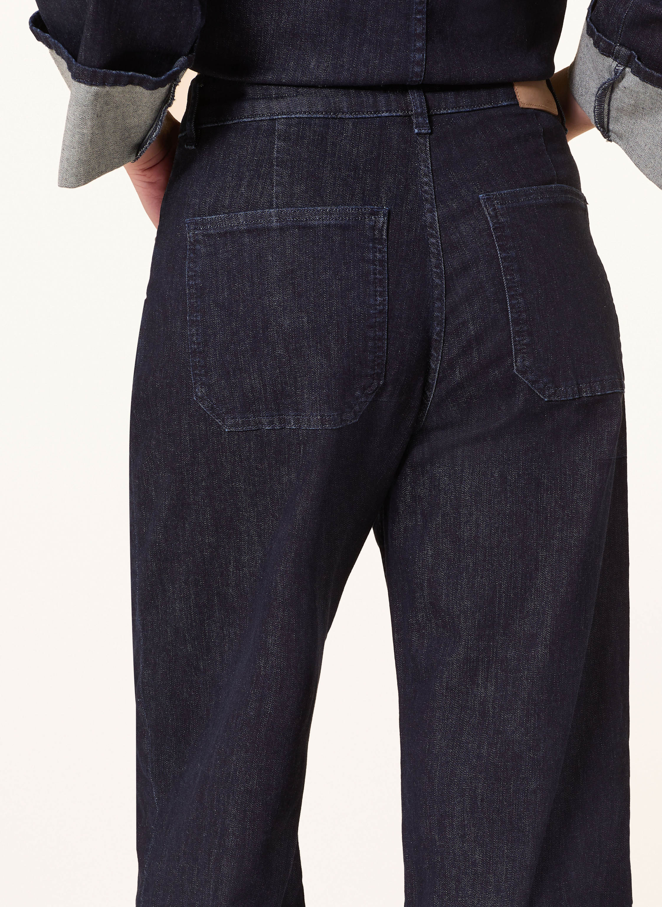 Thumbnail - Opus Wide Leg Jeans Miva blau