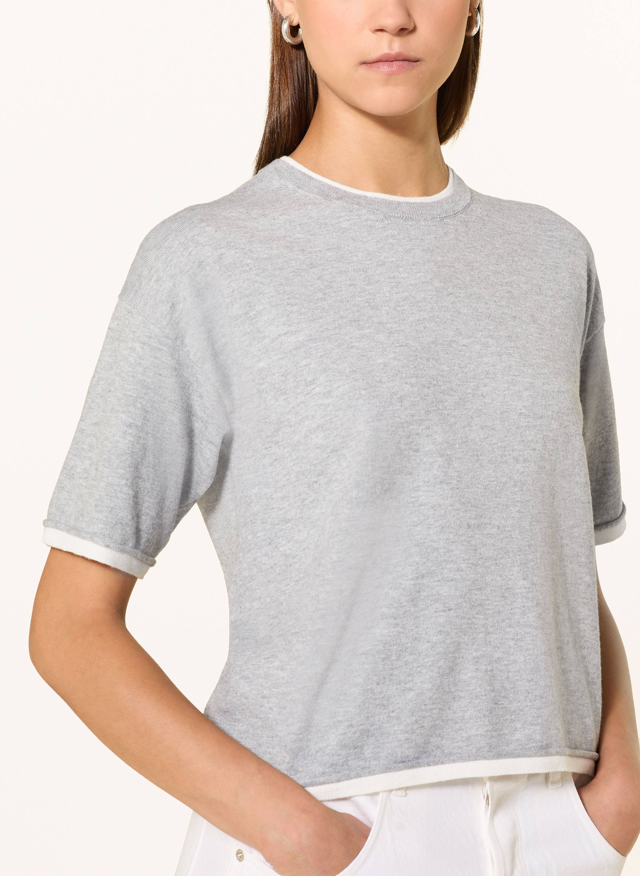 Thumbnail - Opus Strickshirt Pinni grau