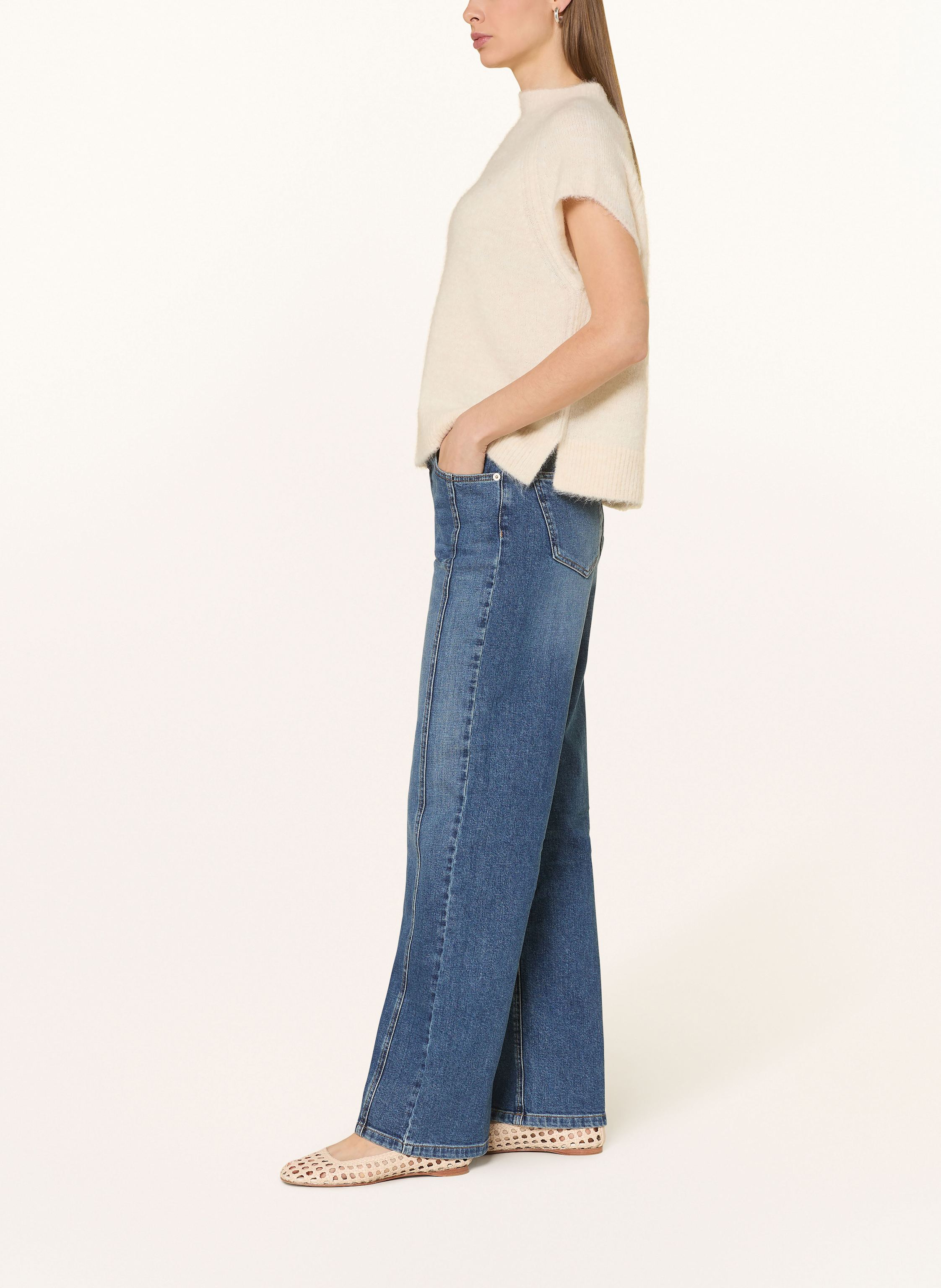 Thumbnail - Opus Wide Leg Jeans Mivy Iane blau