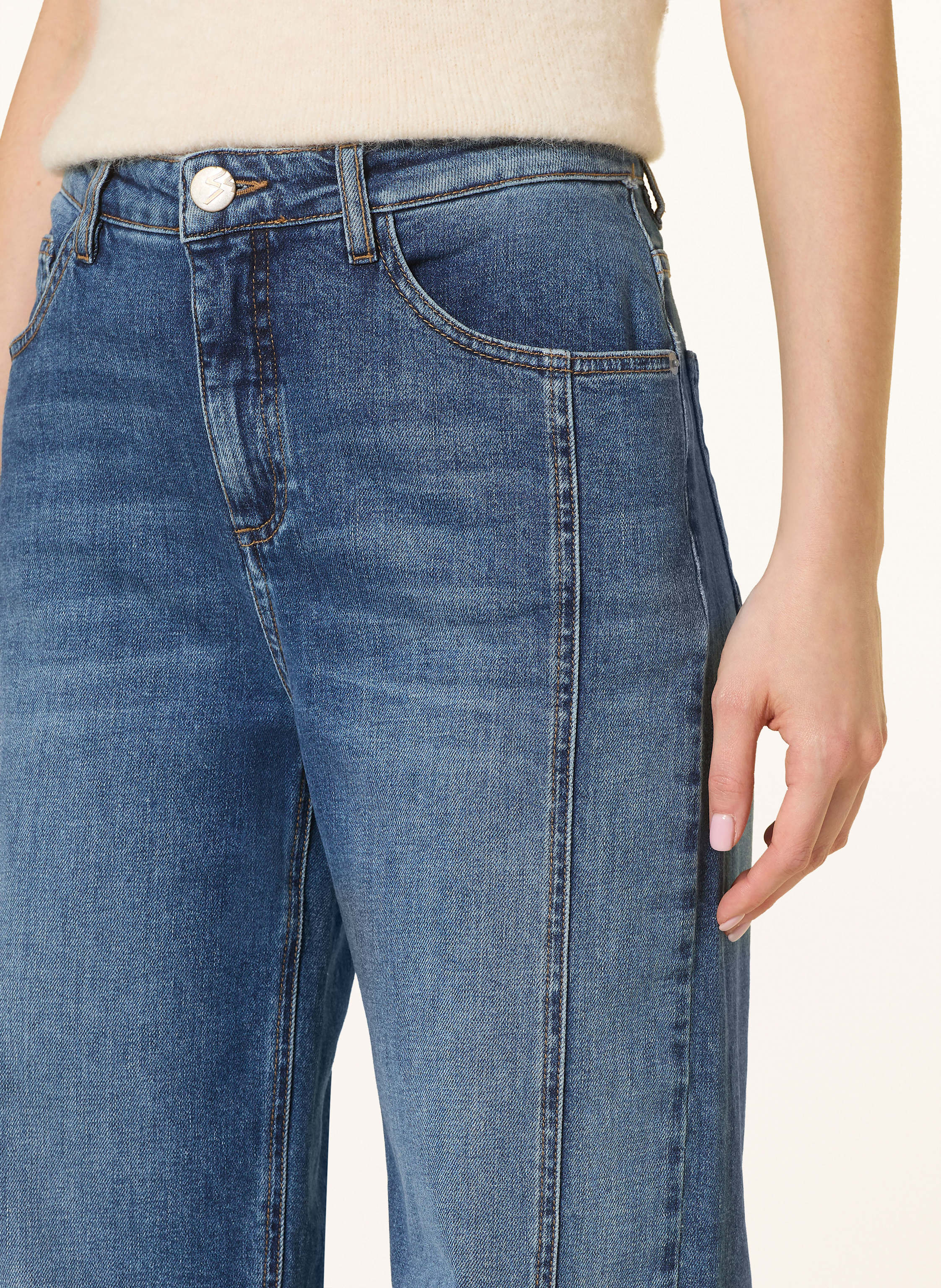 Thumbnail - Opus Wide Leg Jeans Mivy Iane blau