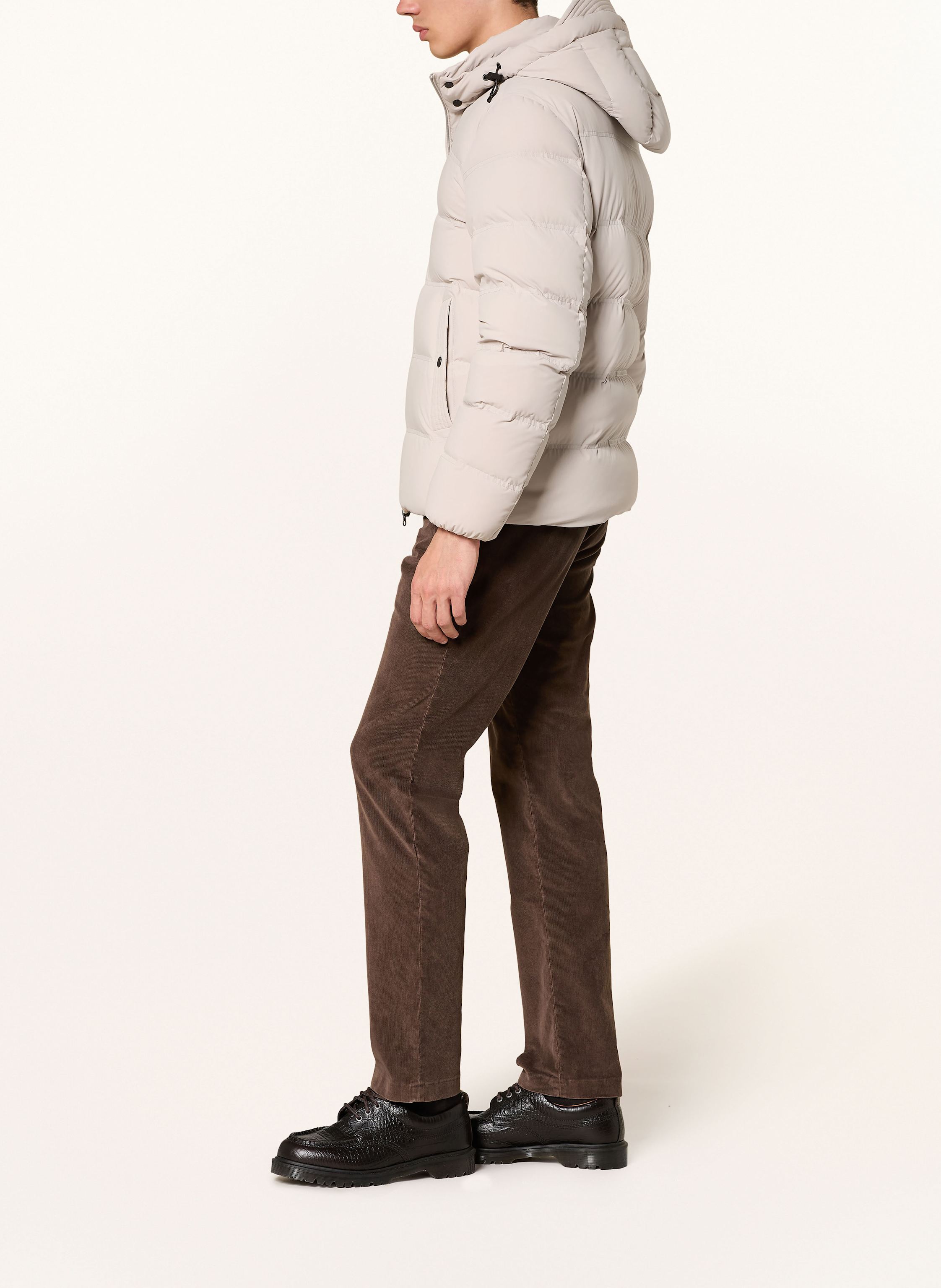 Thumbnail - Woolrich Daunenjacke Mit Abnehmbarer Kapuze weiss