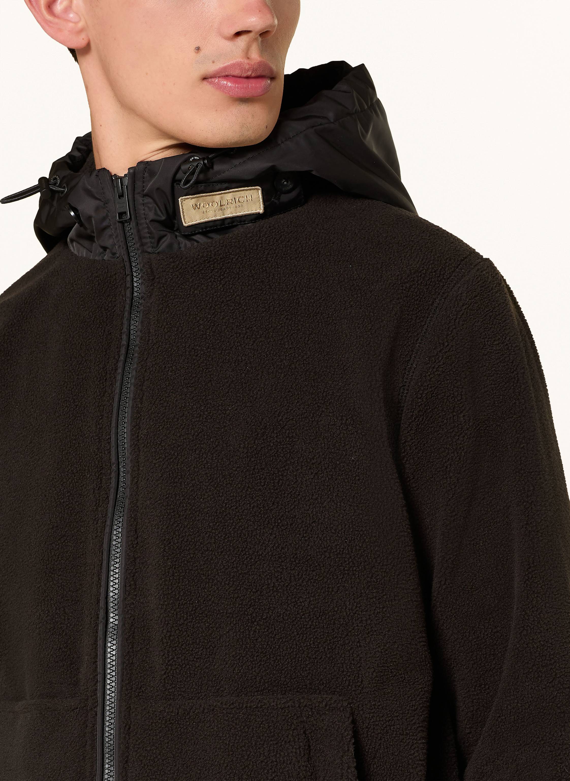 Thumbnail - Woolrich Fleecejacke schwarz
