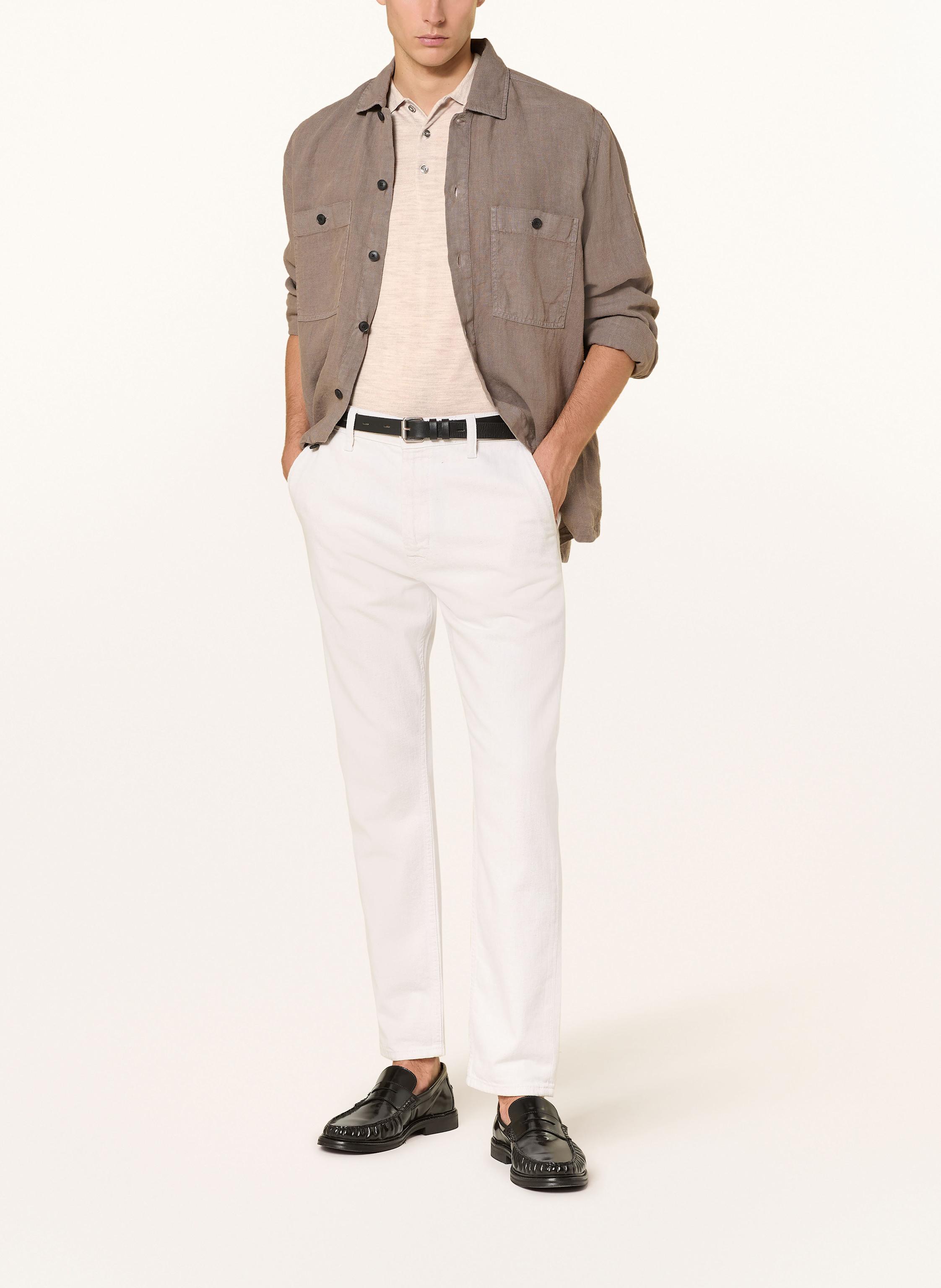 Thumbnail - Reiss Strick-Poloshirt Manor Aus Merinowolle braun