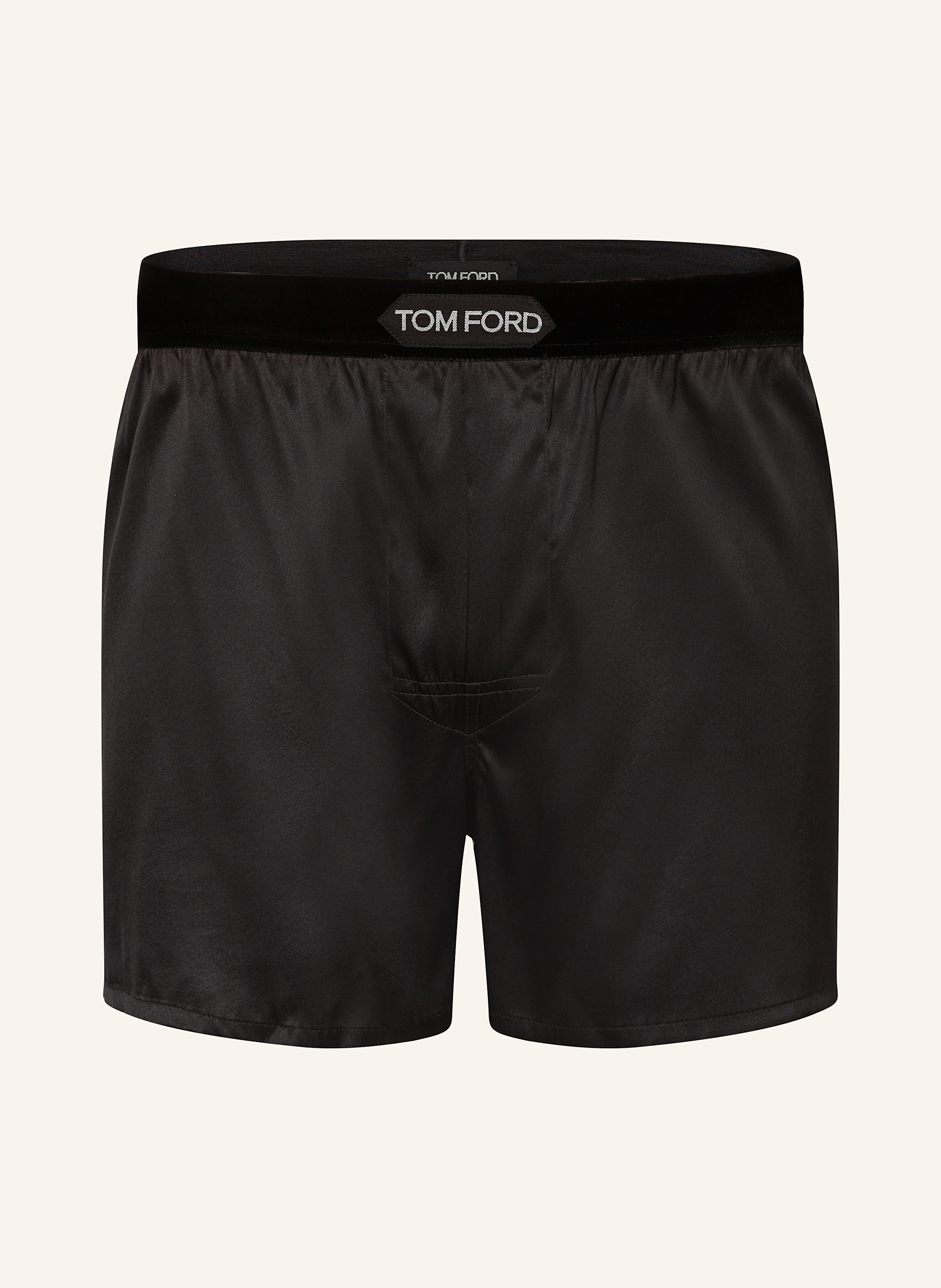 Tom Ford Boxershorts Aus Seide braun