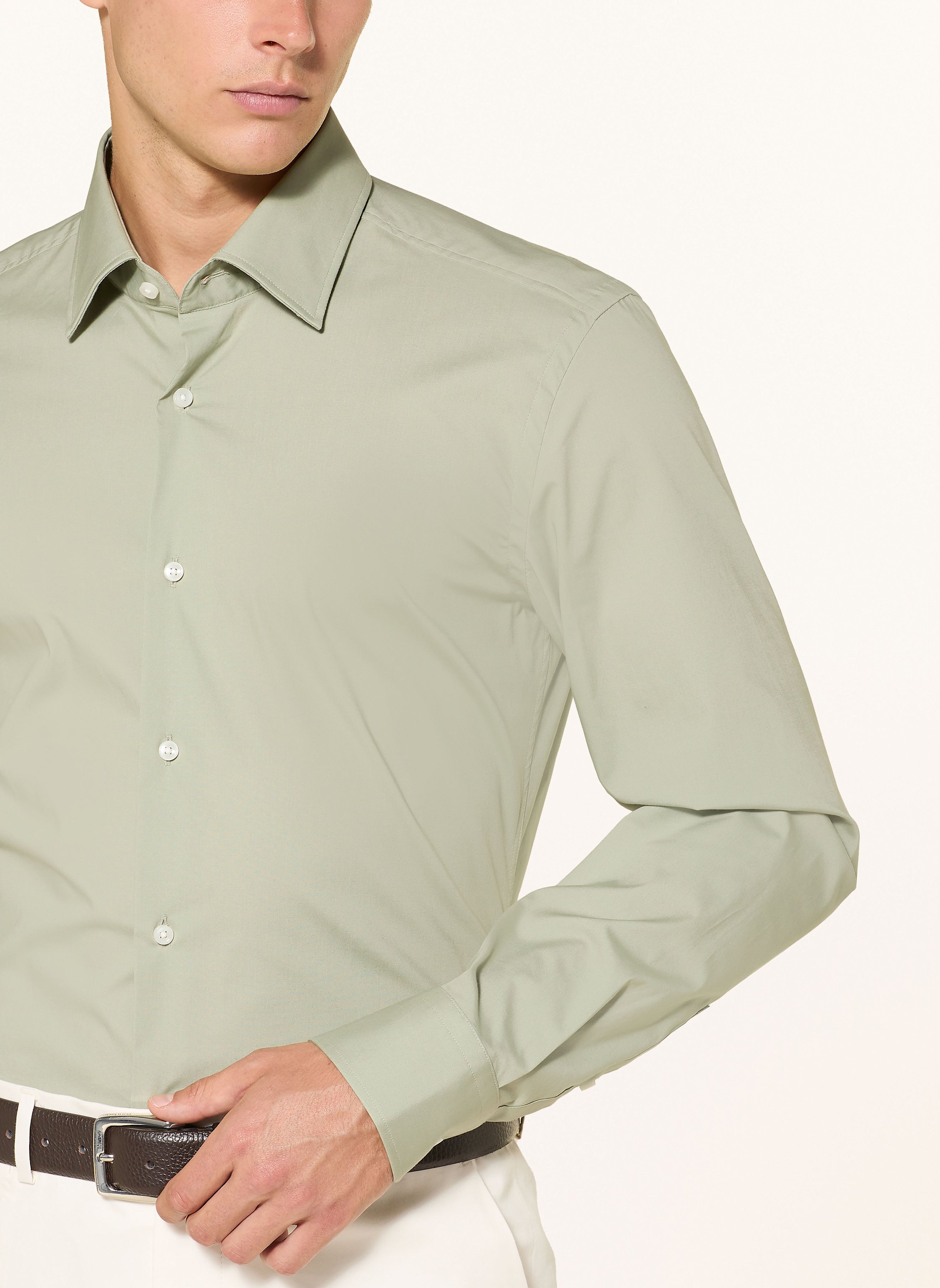 Thumbnail - Boss Hemd Hank Slim Fit gruen