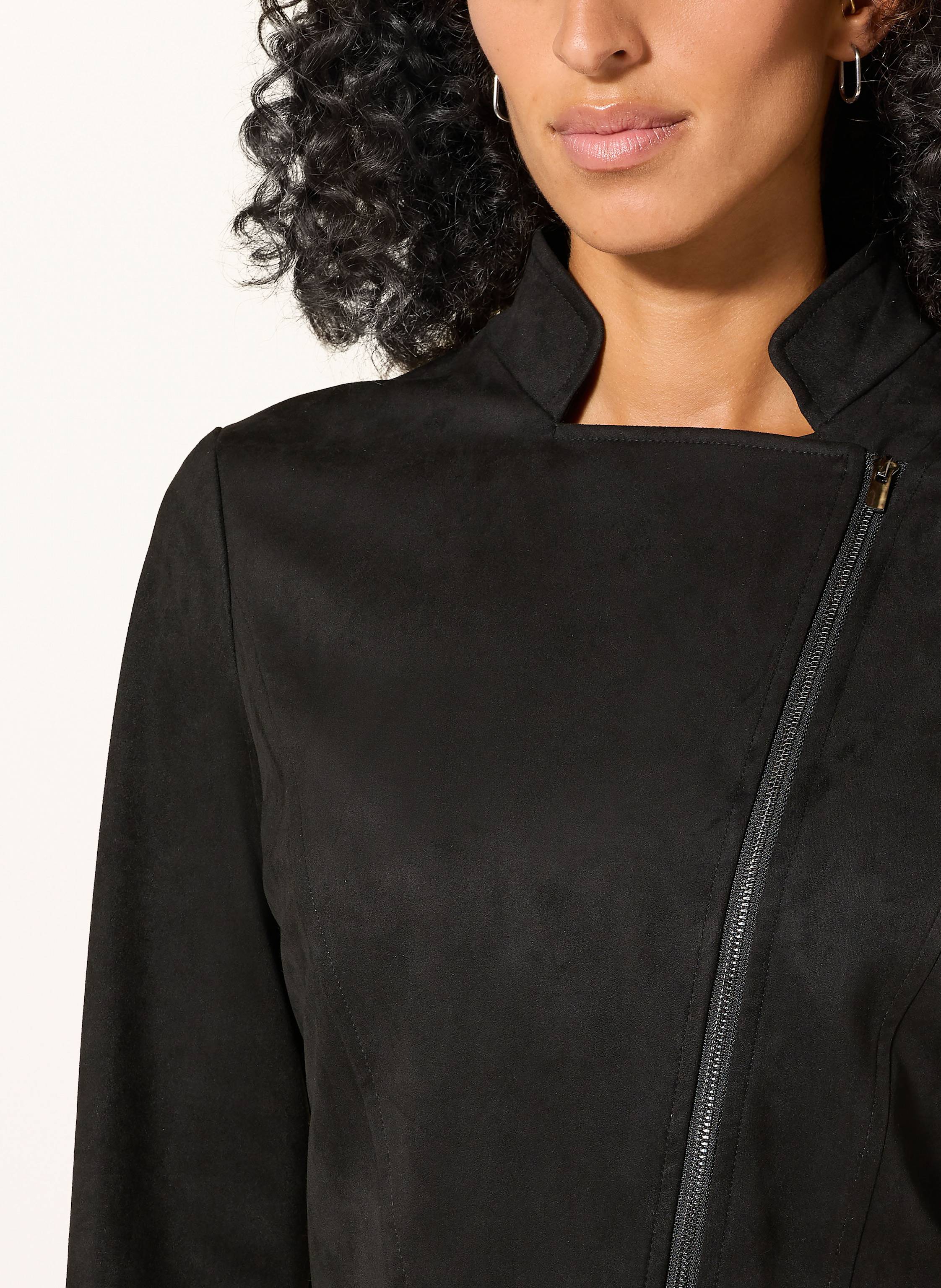 Thumbnail - V By Vera Mont Cropped-Jacke schwarz