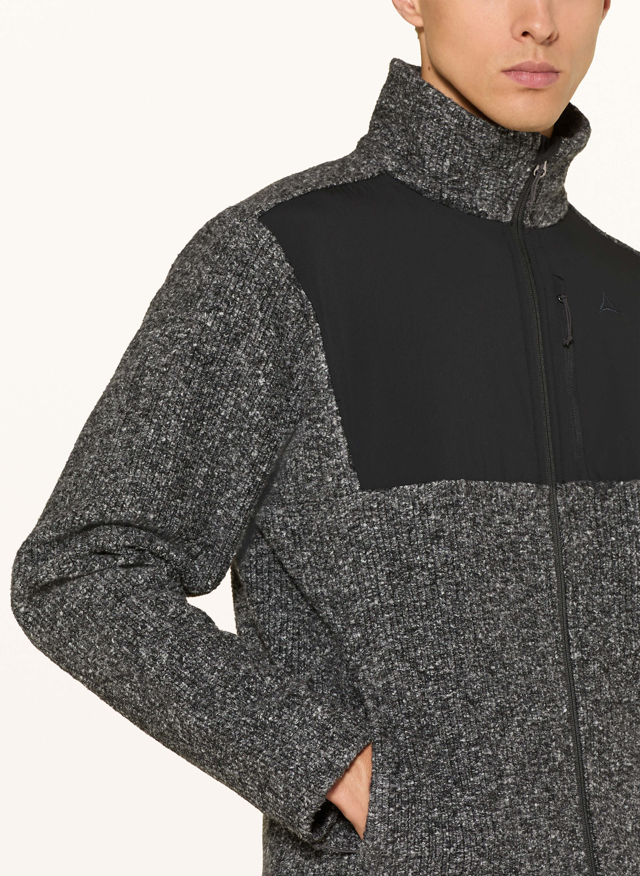 Thumbnail - Schöffel Strick-Fleecejacke Canterburry schwarz