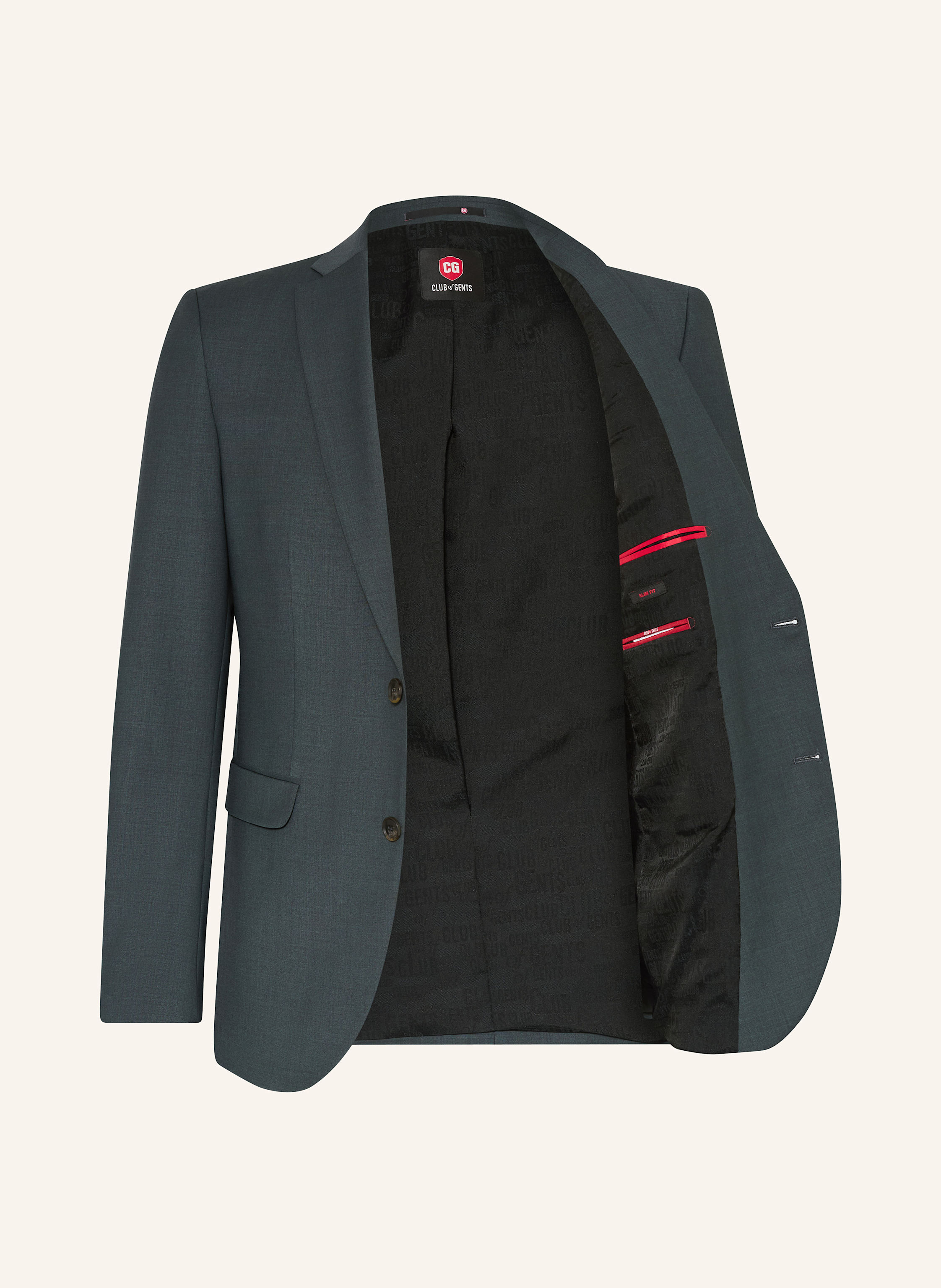 Thumbnail - Cg - Club Of Gents Anzugsakko Cg Caden Slim Fit gruen