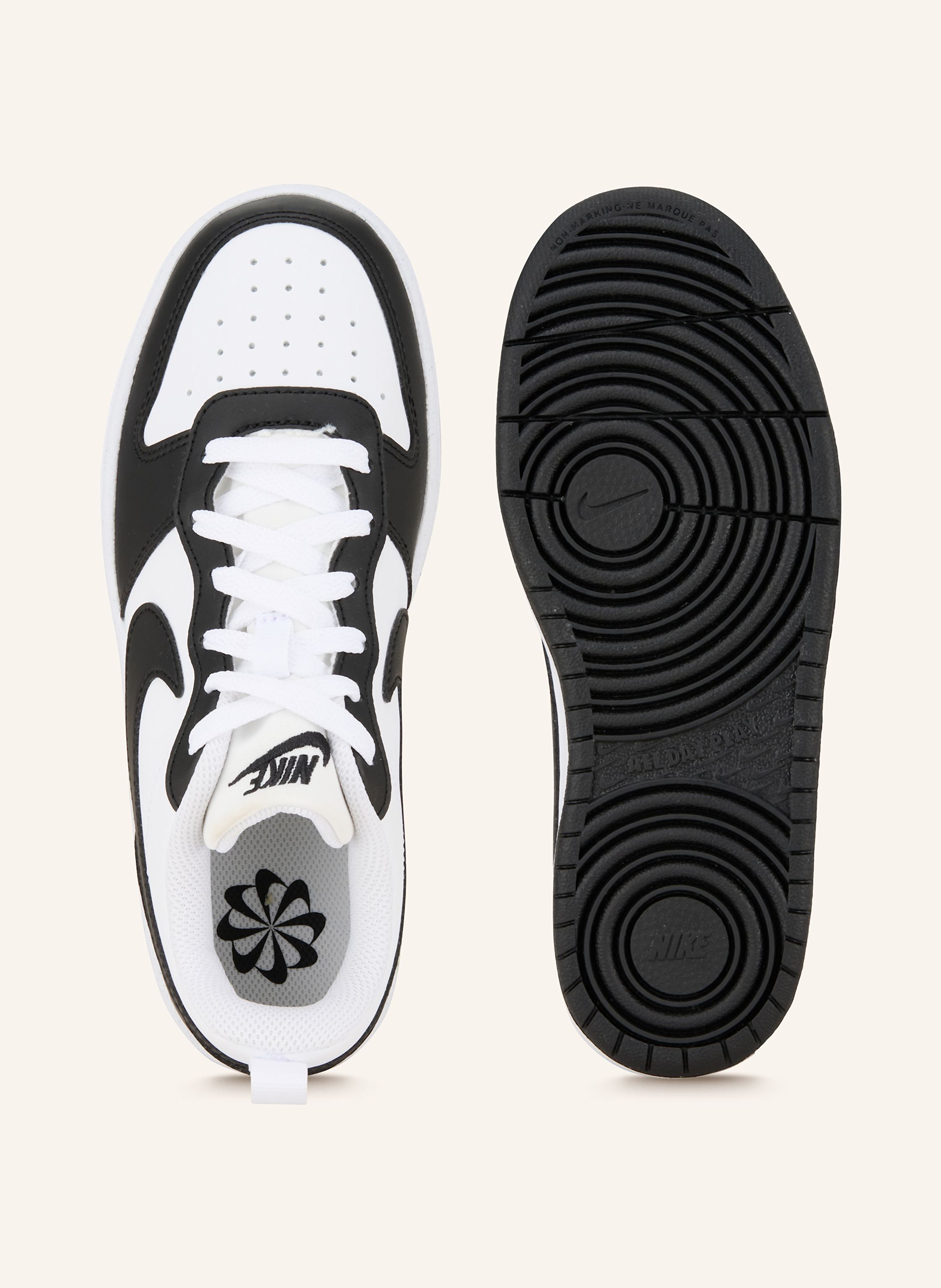 Thumbnail - Nike Sneaker Court Borough Low Recraft schwarz