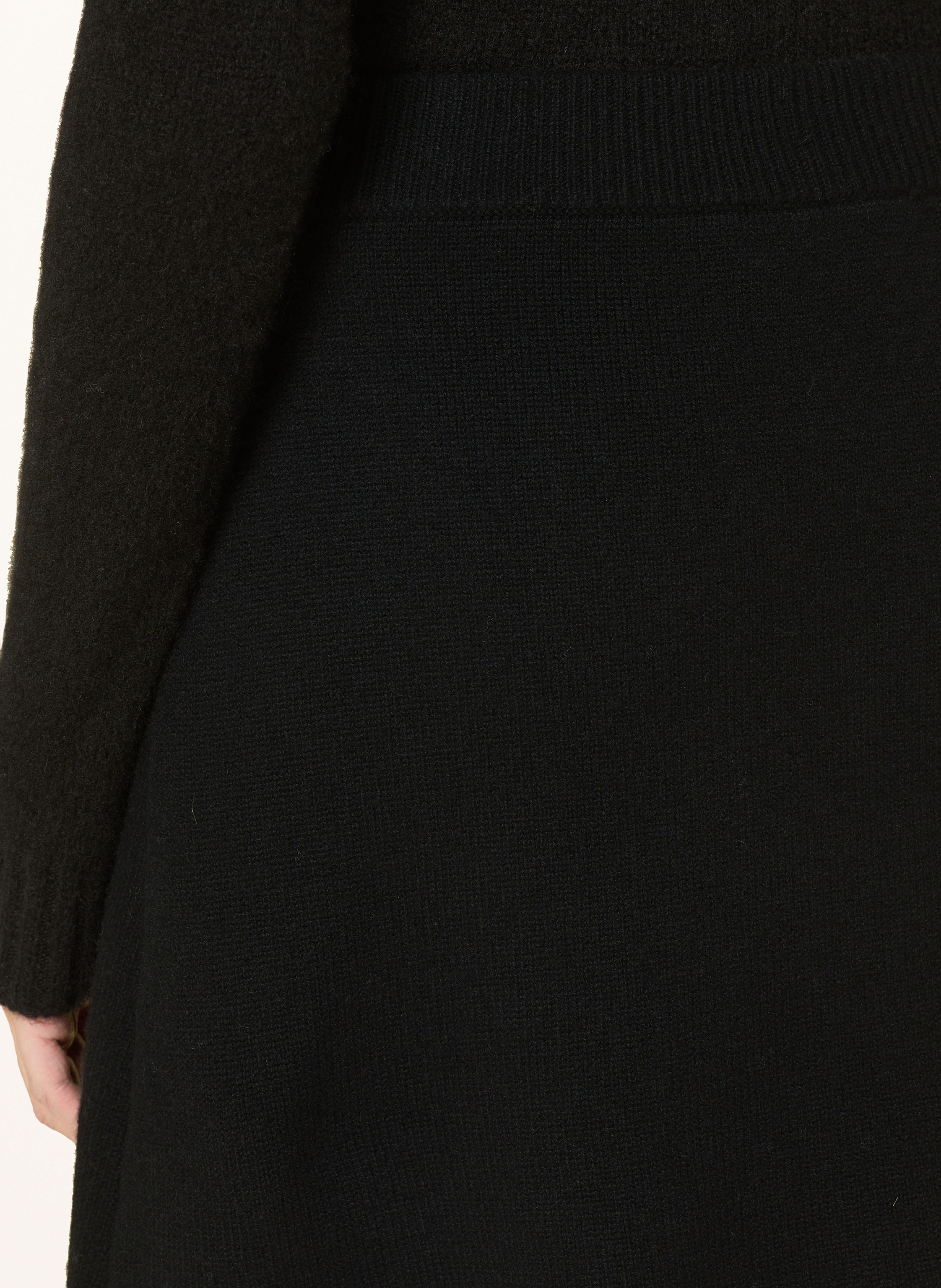 Thumbnail - Lisa Yang Strickrock Clare Aus Cashmere schwarz