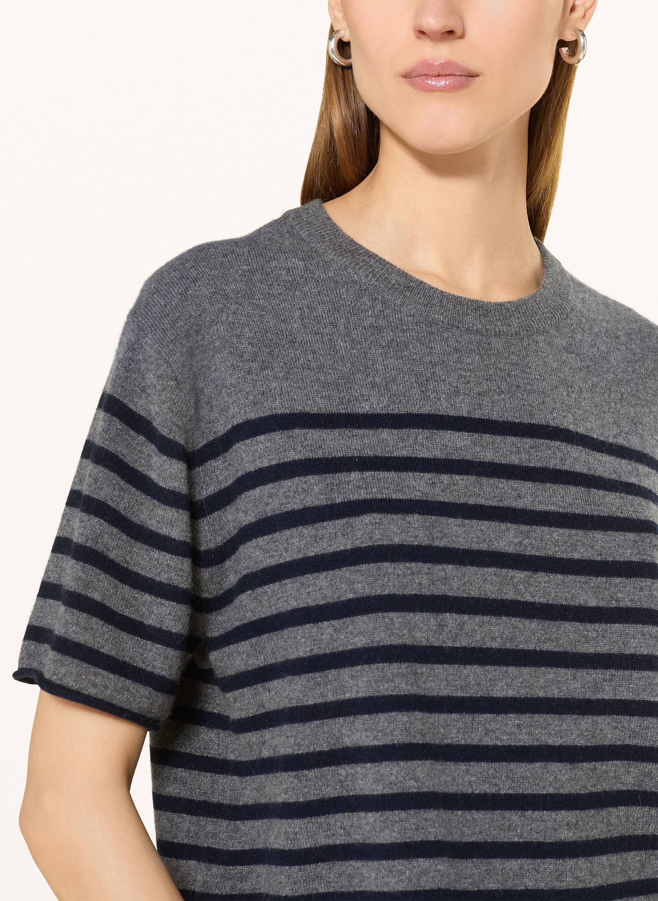Thumbnail - Lisa Yang Strickshirt Aus Cashmere grau