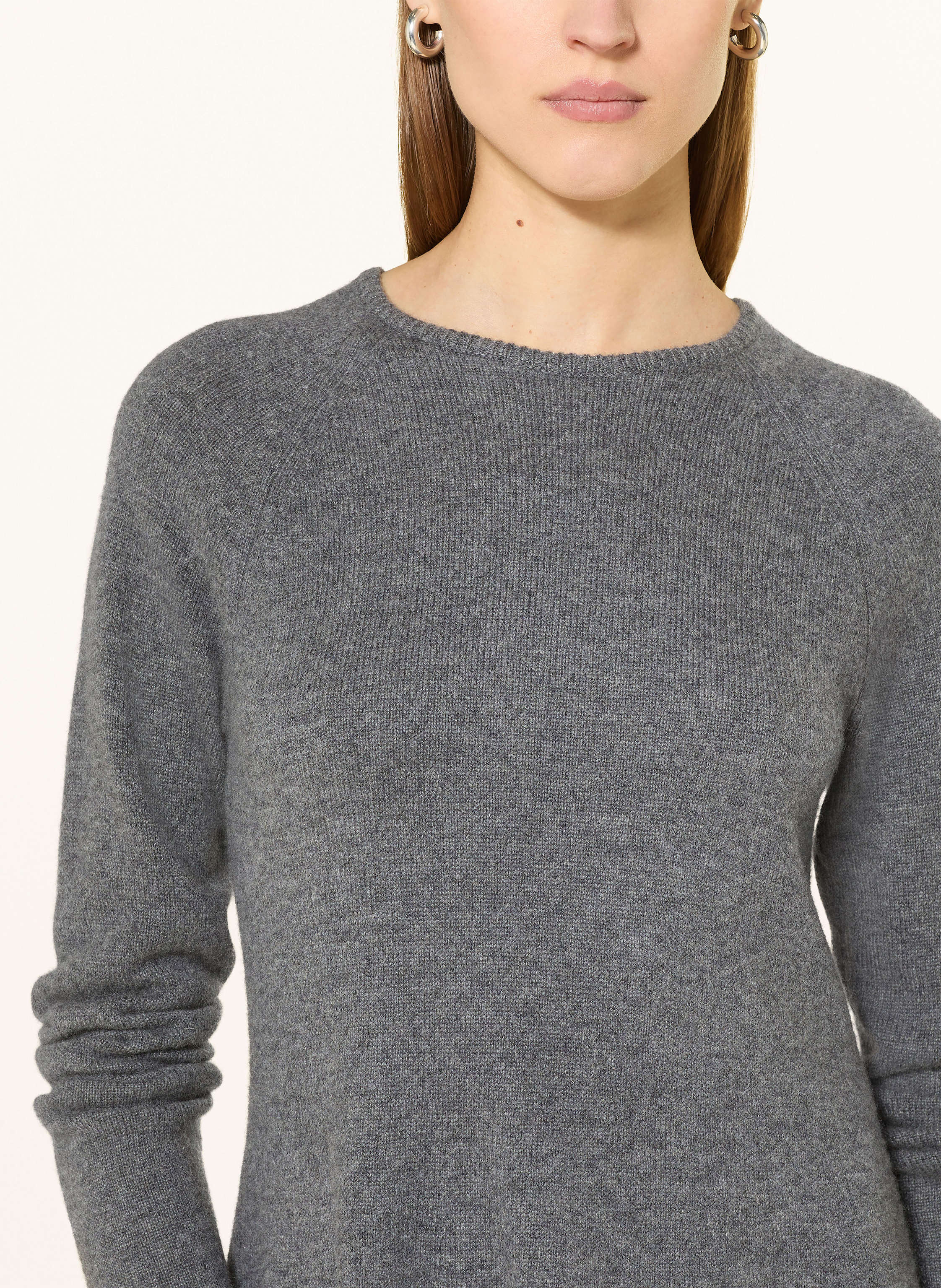 Thumbnail - Lisa Yang Strickkleid Aus Cashmere grau