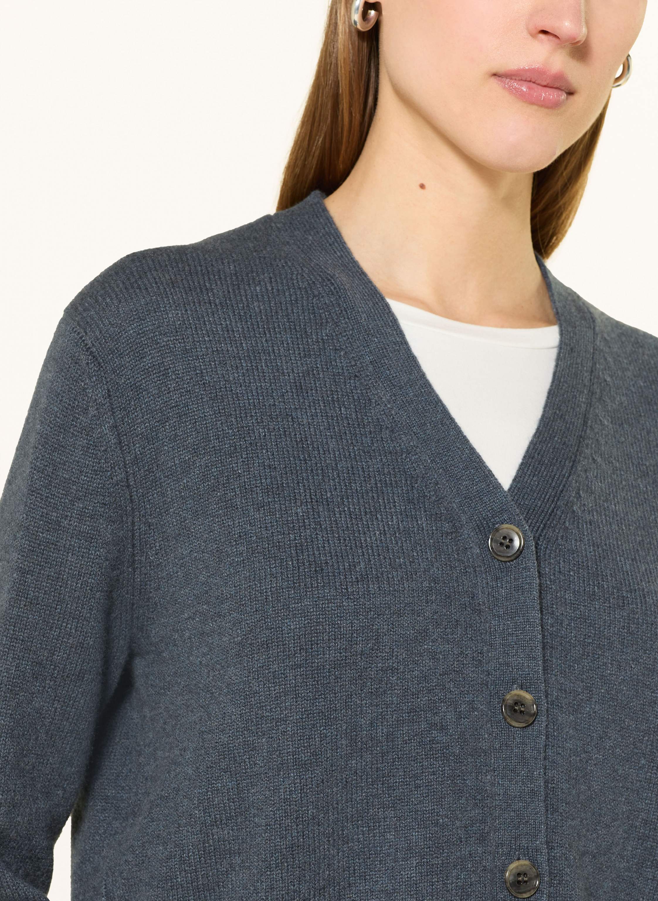 Thumbnail - Lisa Yang Strickjacke Marion Aus Cashmere blau