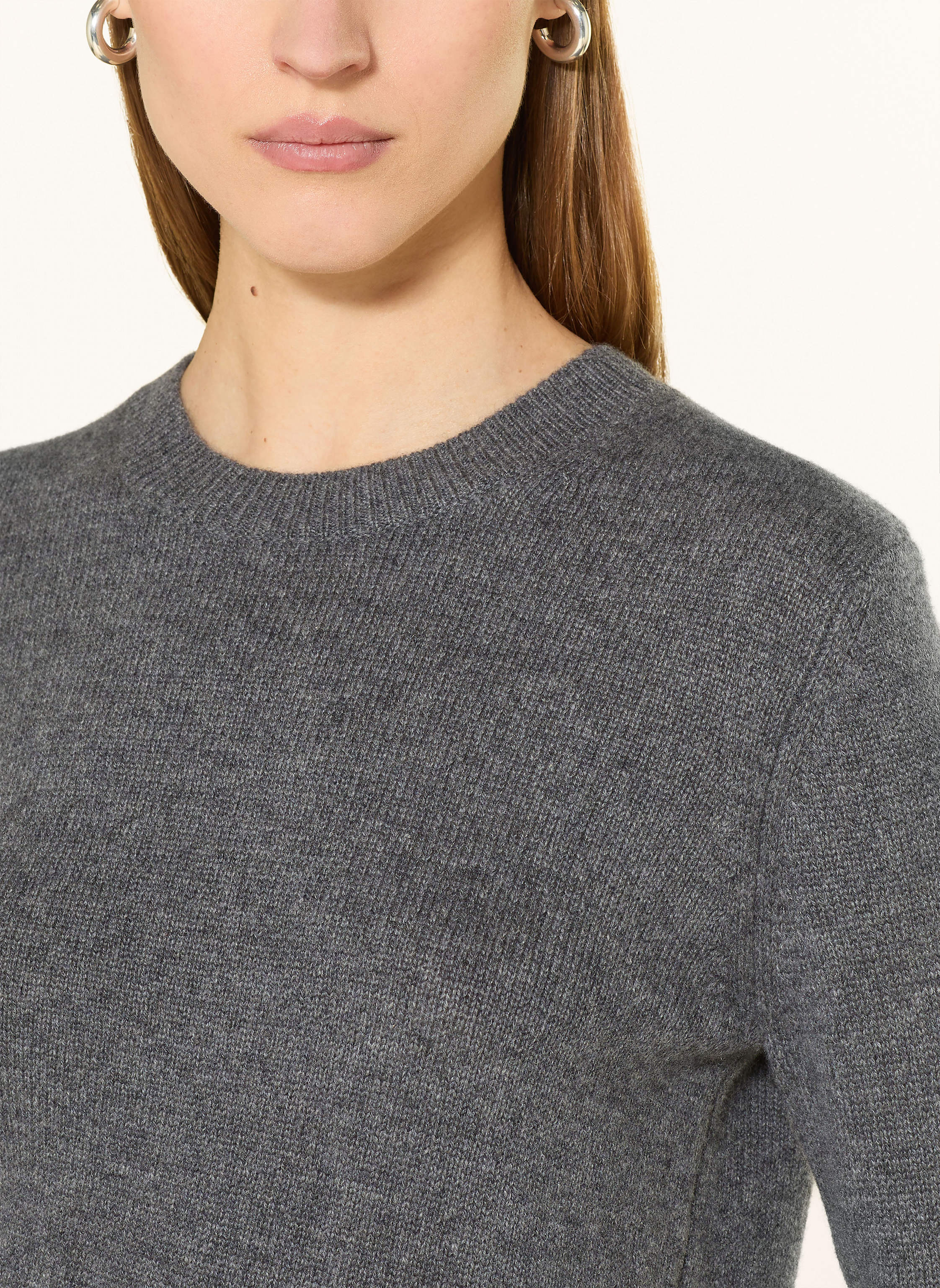 Thumbnail - Lisa Yang Cashmere-Pullover Mable grau