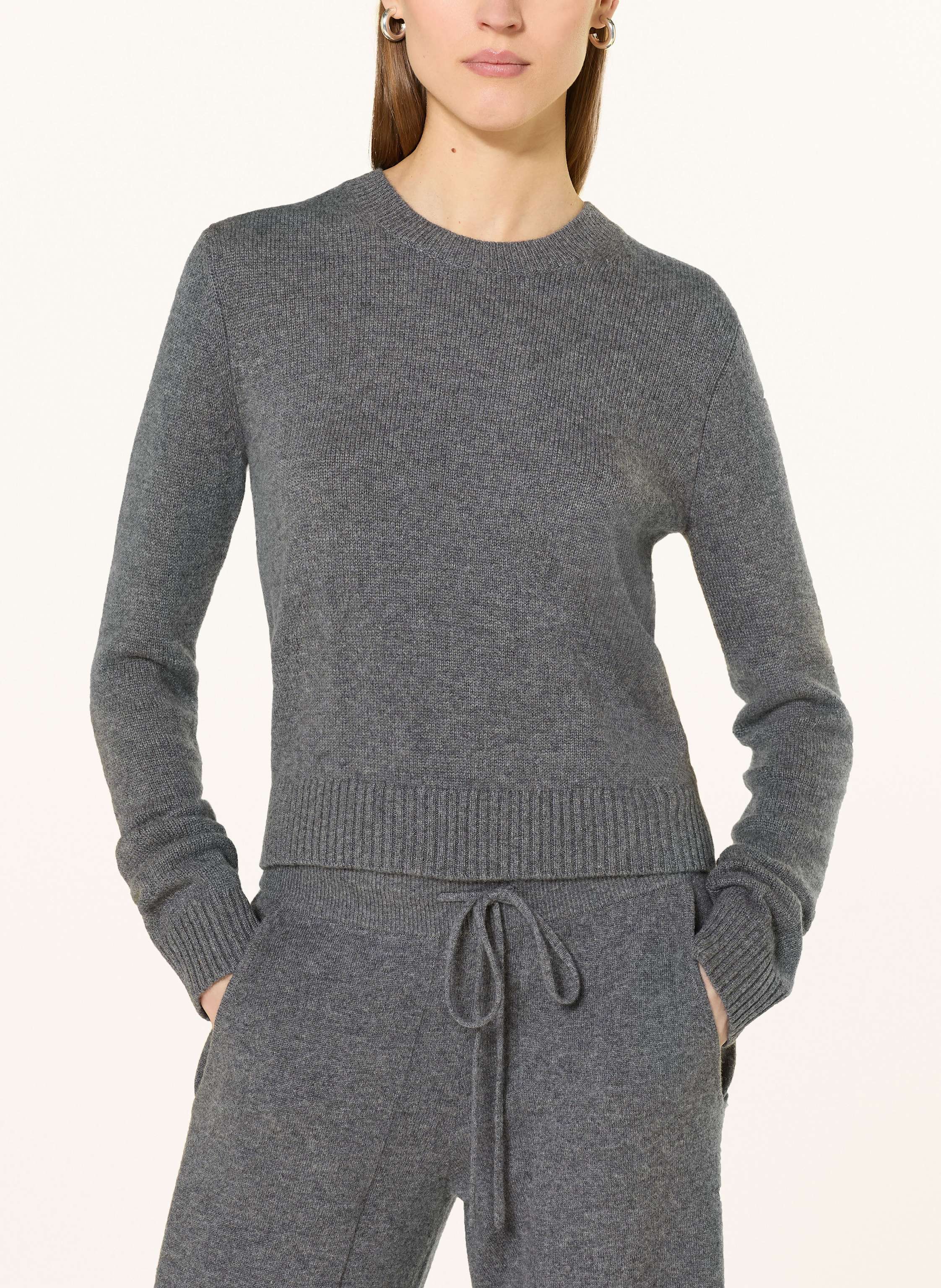 Thumbnail - Lisa Yang Cashmere-Pullover Mable grau