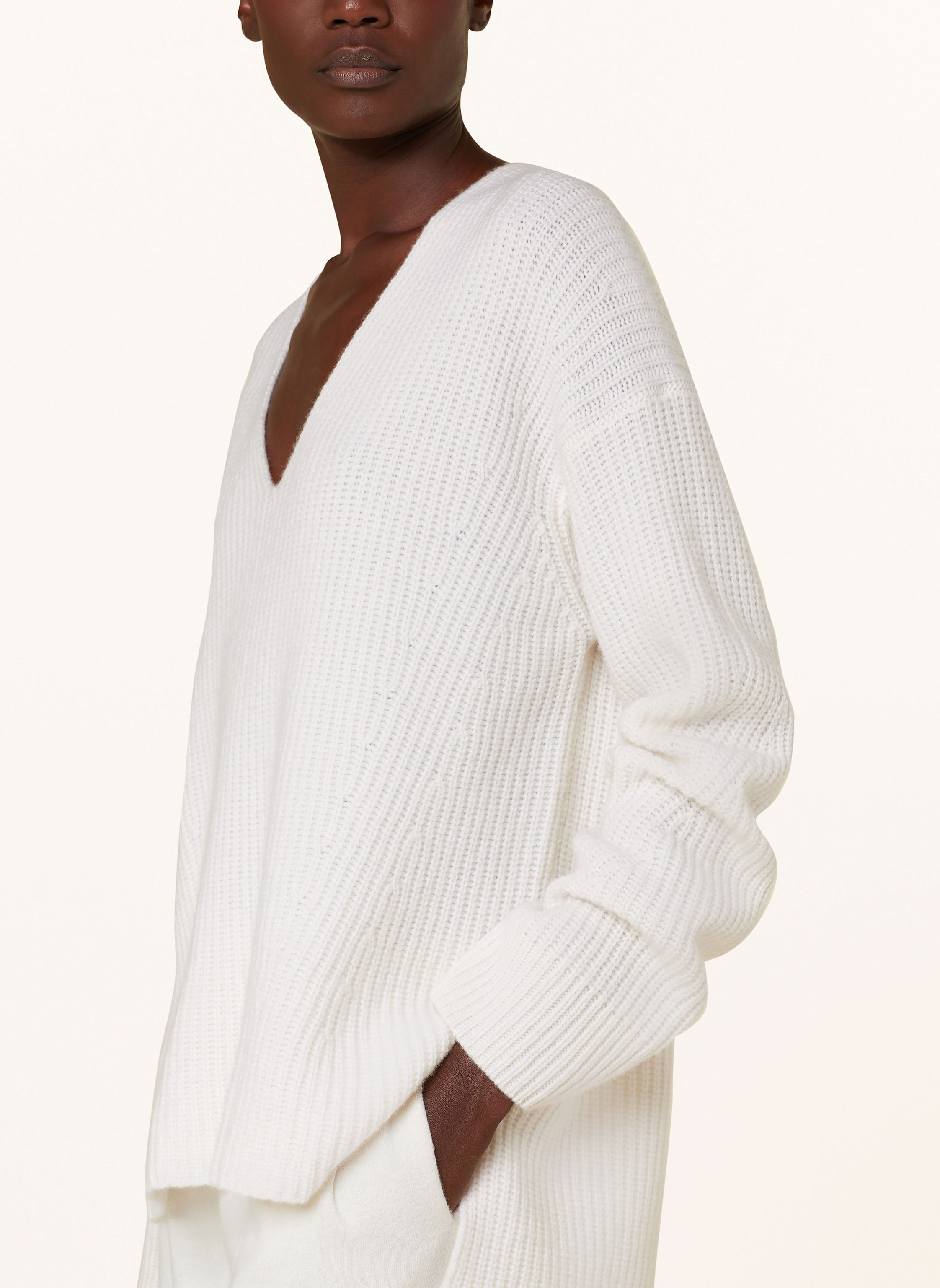 Thumbnail - Sminfinity Cashmere-Pullover weiss