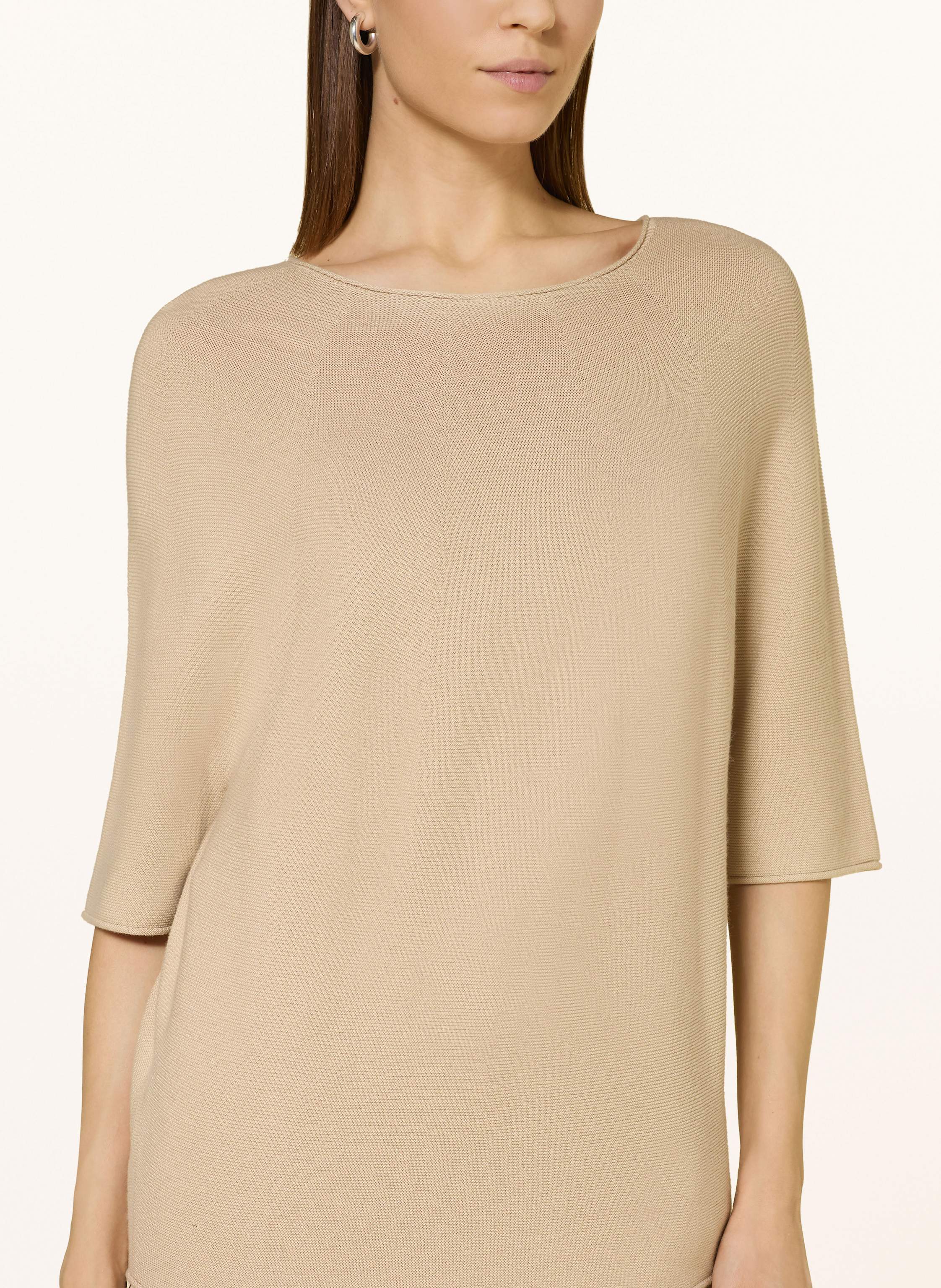 Thumbnail - Boss Pullover Flambers Mit 3/4-Arm beige