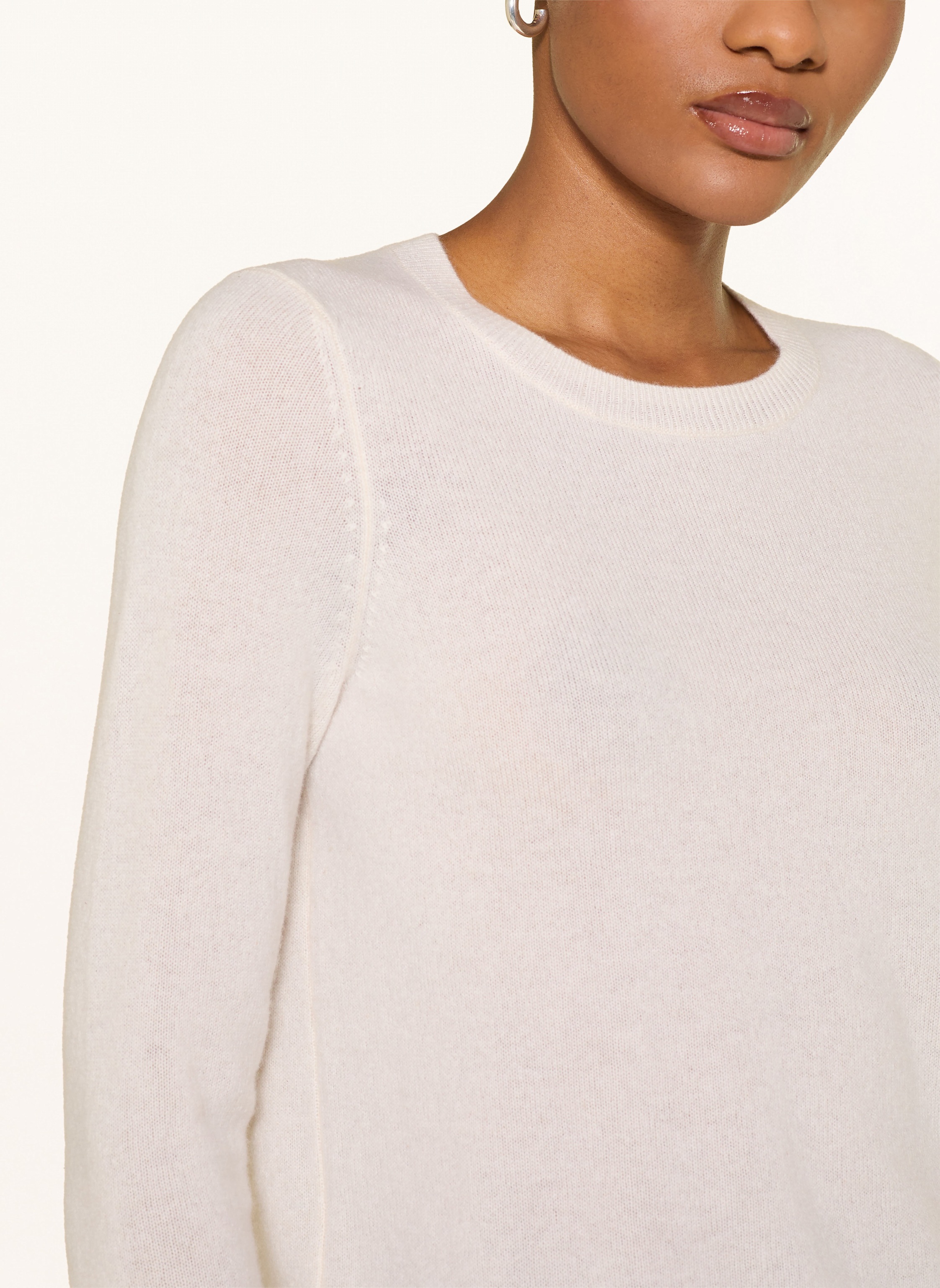 Thumbnail - Mrs & Hugs Cashmere-Pullover weiss